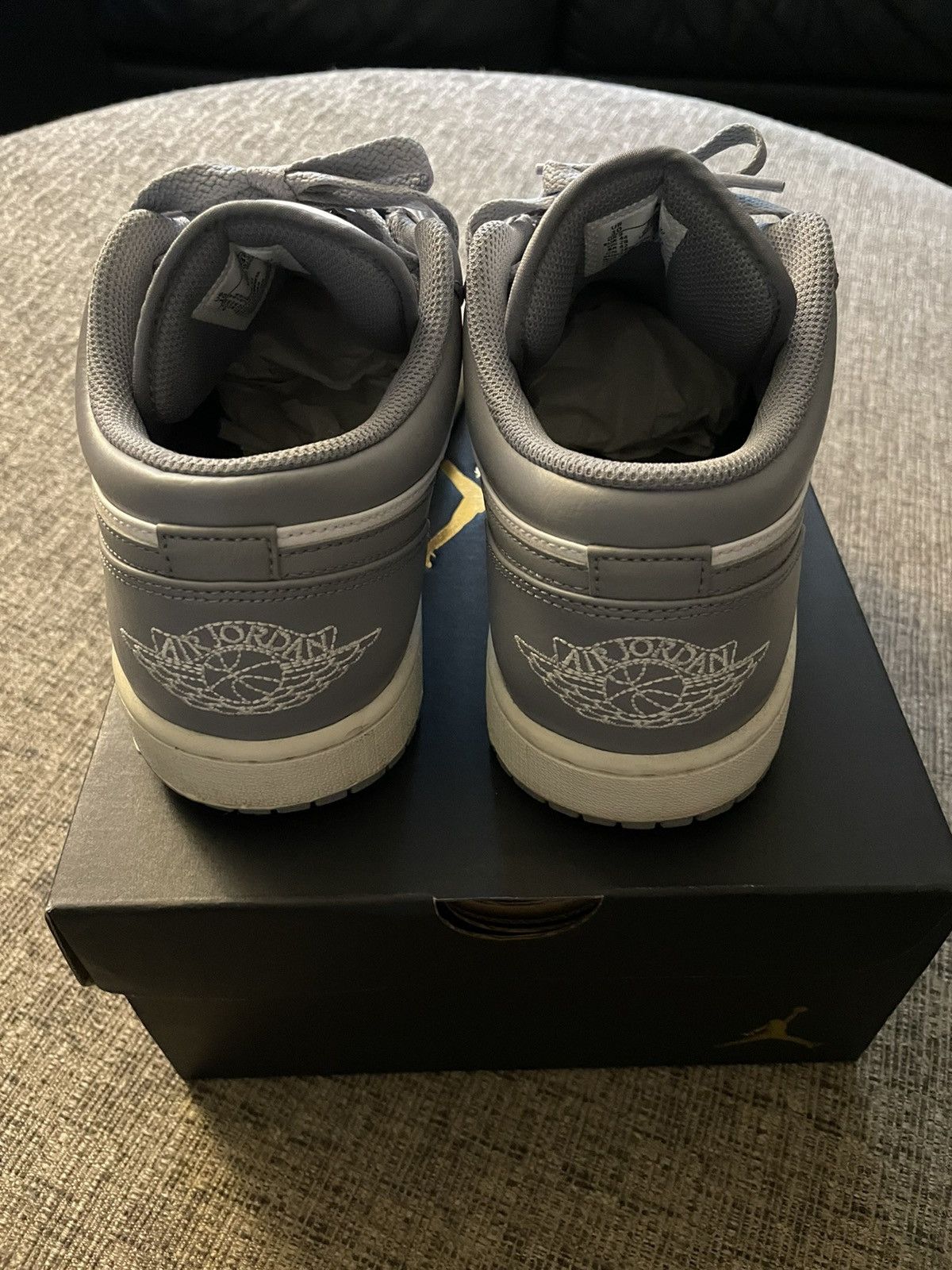 Jordan Brand Air Jordan 1 Low Vintage Grey Size US 10 / EU 43 - 5 Thumbnail