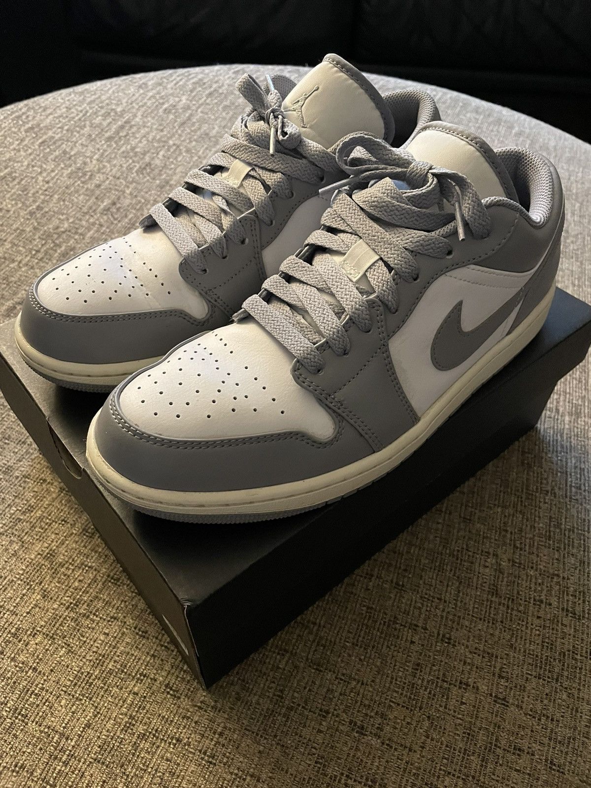 Jordan Brand Air Jordan 1 Low Vintage Grey Size US 10 / EU 43 - 2 Thumbnail