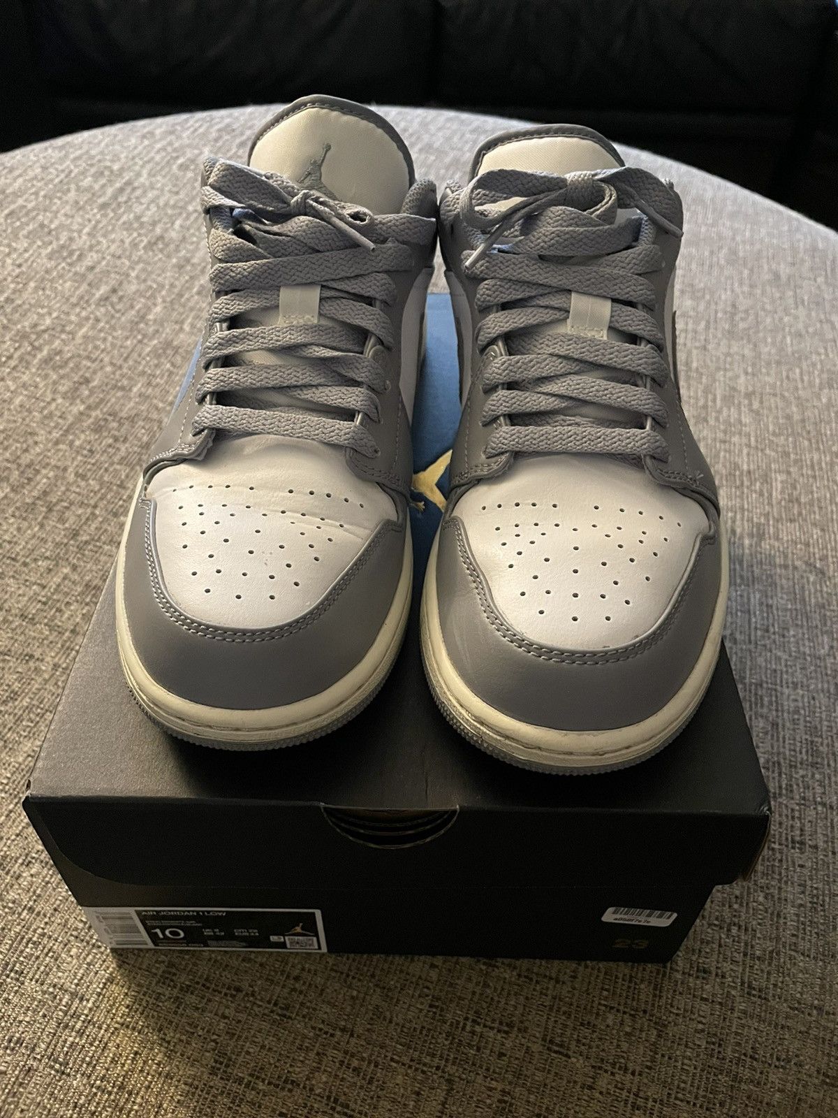 Jordan Brand Air Jordan 1 Low Vintage Grey Size US 10 / EU 43 - 1 Thumbnail