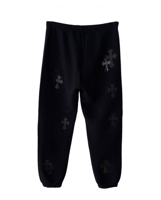 Chrome Hearts Chrome Hearts Black Cross Sweatpnats | Grailed