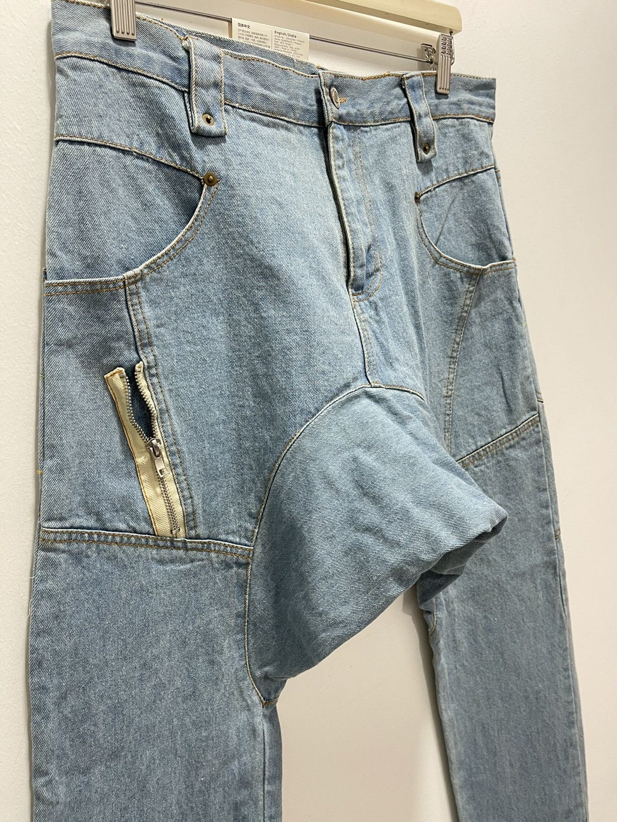 Japanese Brand × Vintage SPEED ORANGE RECONSTRUCT RARE DESIGN DISTRESSED DENIM JEANS Size US 31 - 4 Thumbnail