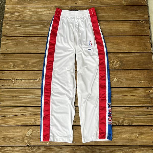 Nike Vintage 2000’s Detroit Pistons NBA Nike Tear Away Pants Grailed