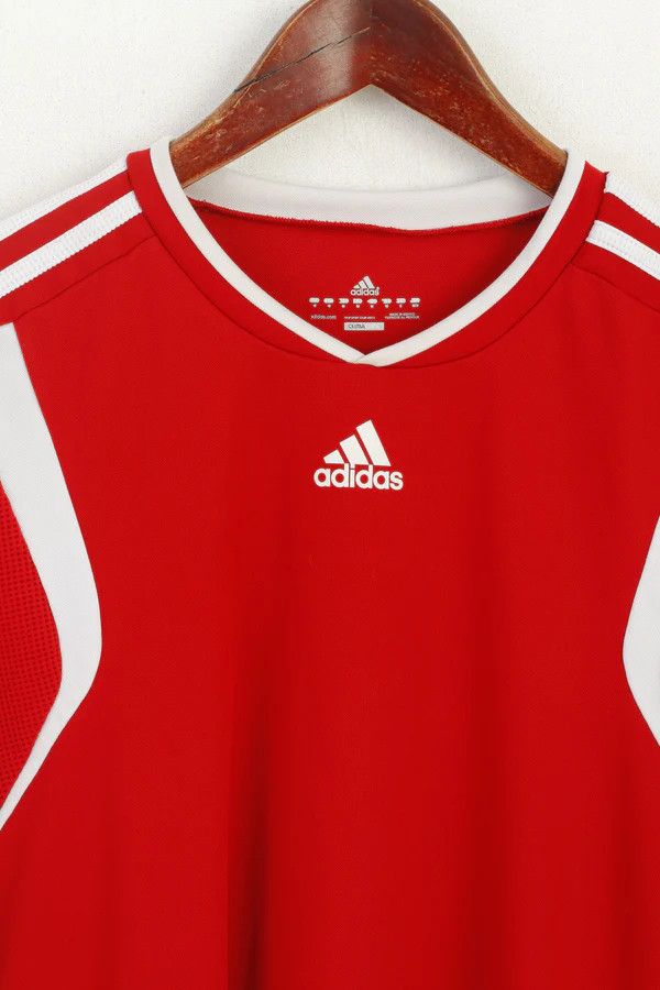 Adidas × Vintage Adidas Men M Shirt Red Climacool MLS Soccer 1311 Size US M / EU 48-50 / 2 - 2 Thumbnail