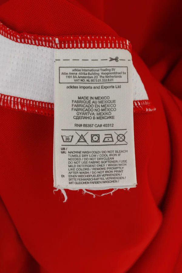 Adidas × Vintage Adidas Men M Shirt Red Climacool MLS Soccer 1311 Size US M / EU 48-50 / 2 - 5 Thumbnail