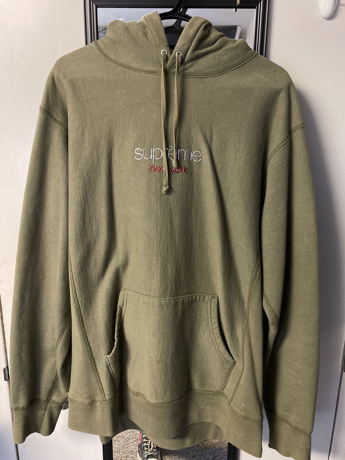 Supreme Chrome Classic Logo Hooded Sweatshirt (FW16)