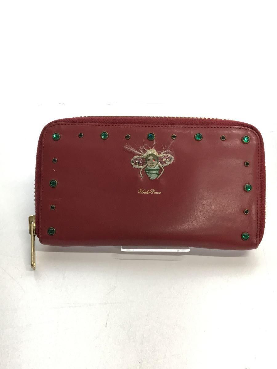 Undercover Insect Logo Studded Leather Long Wallet | Grailed