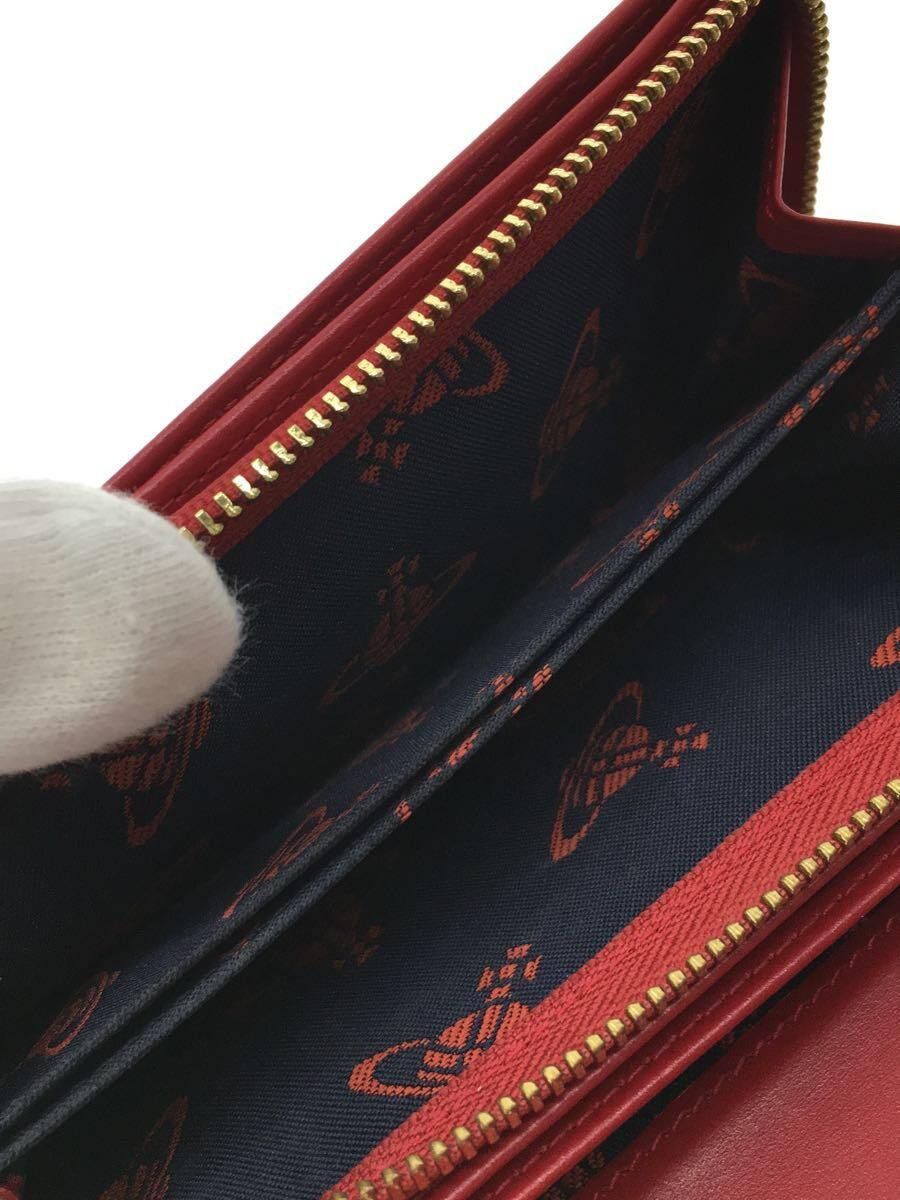 Plaid Orb Logo PVC Long Wallet