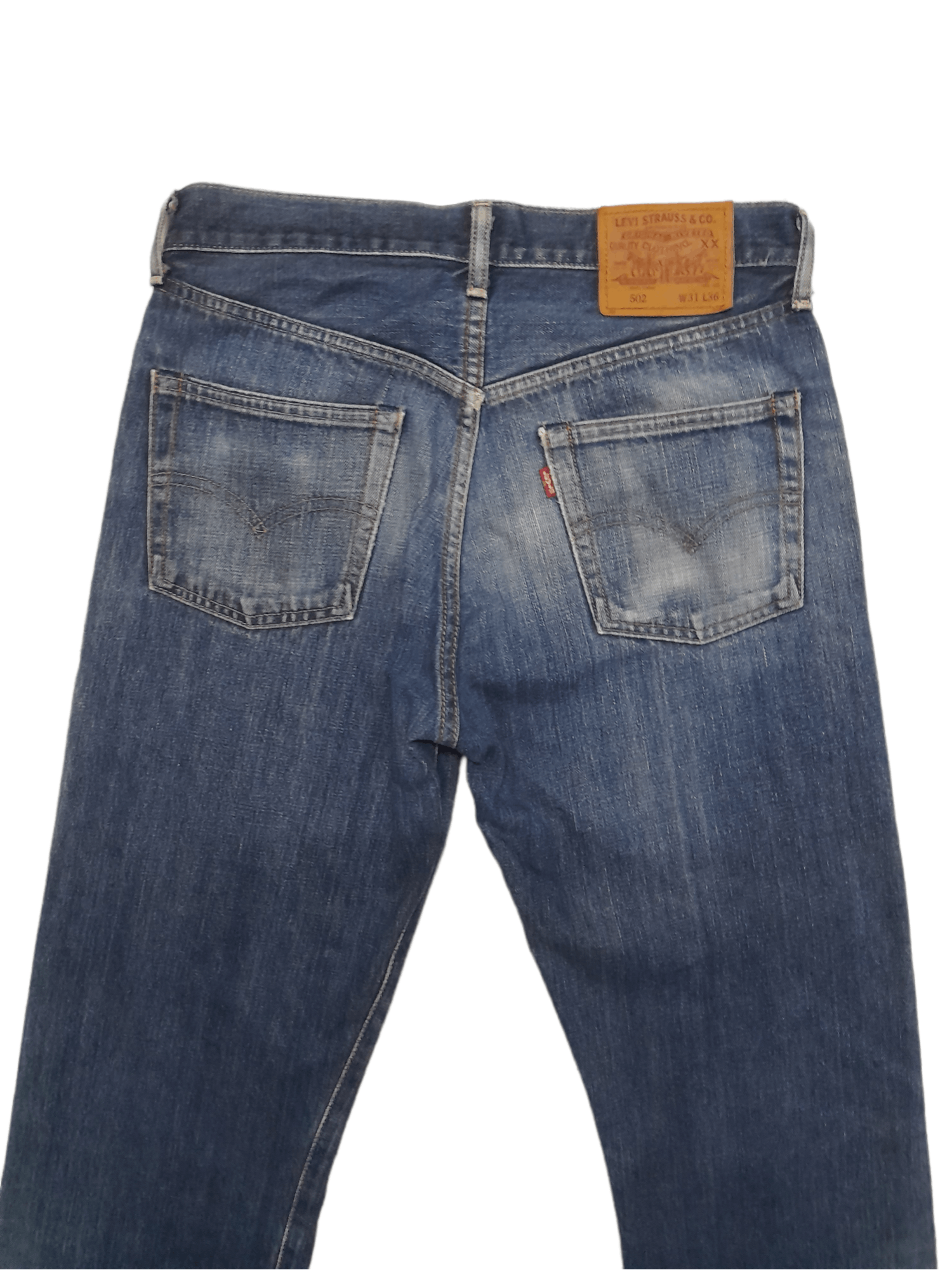 Levi's VTG Levis 502 Big E Denim Selvedge (E444) Size US 29 - 3 Thumbnail
