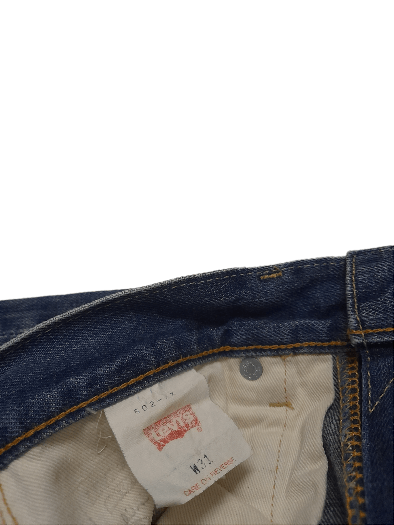 Levi's VTG Levis 502 Big E Denim Selvedge (E444) Size US 29 - 9 Thumbnail