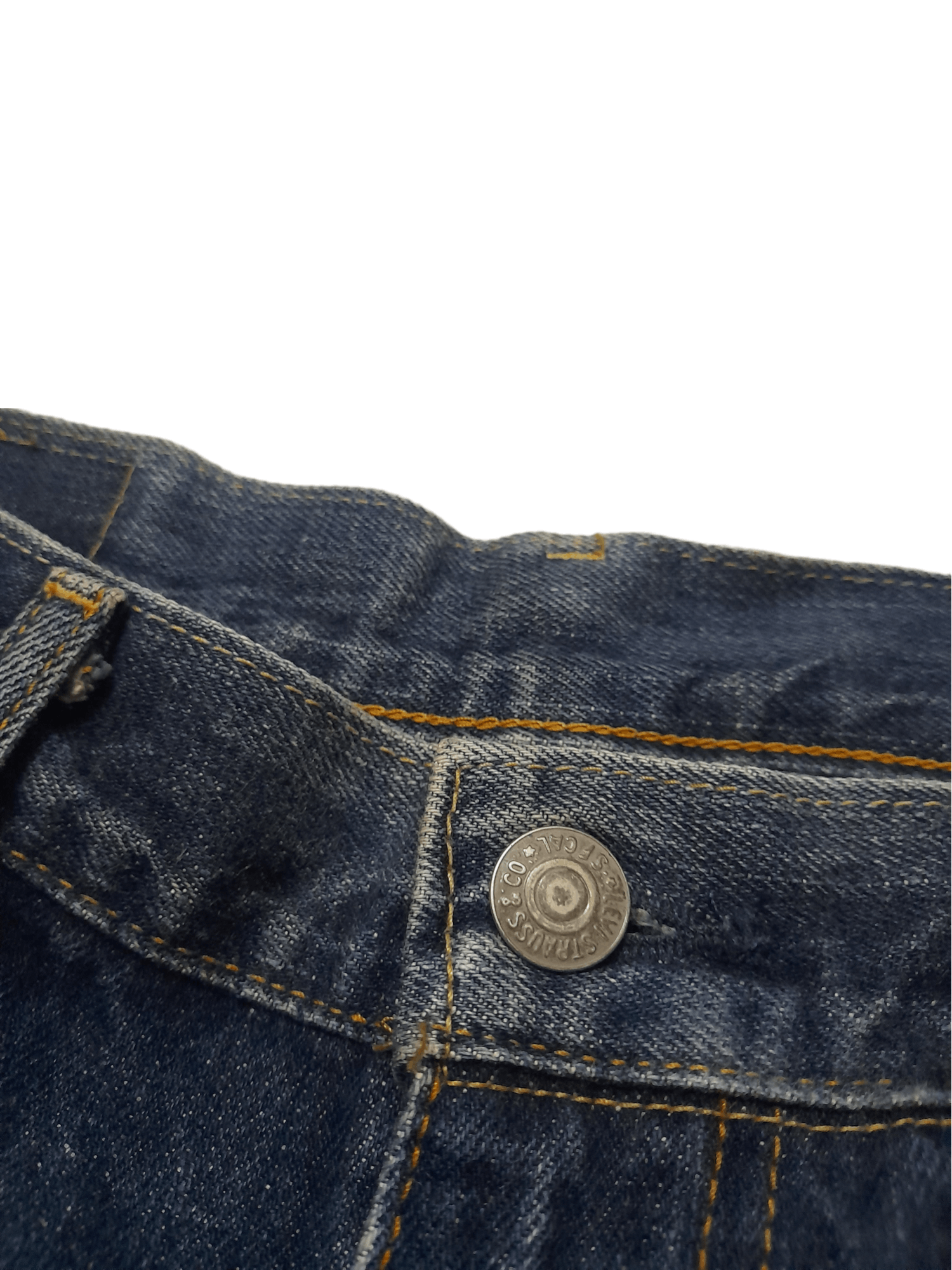 Levi's VTG Levis 502 Big E Denim Selvedge (E444) Size US 29 - 8 Thumbnail