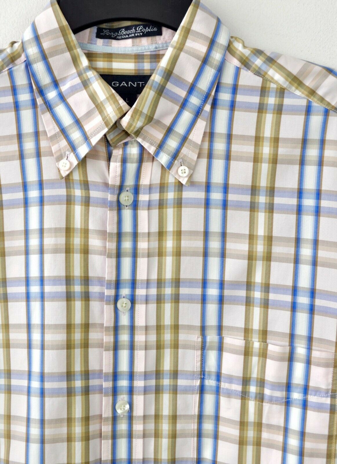 Gant GANT Long Beach Poplin Western Casual Shirt Short Sleeved Size US L / EU 52-54 / 3 - 2 Thumbnail