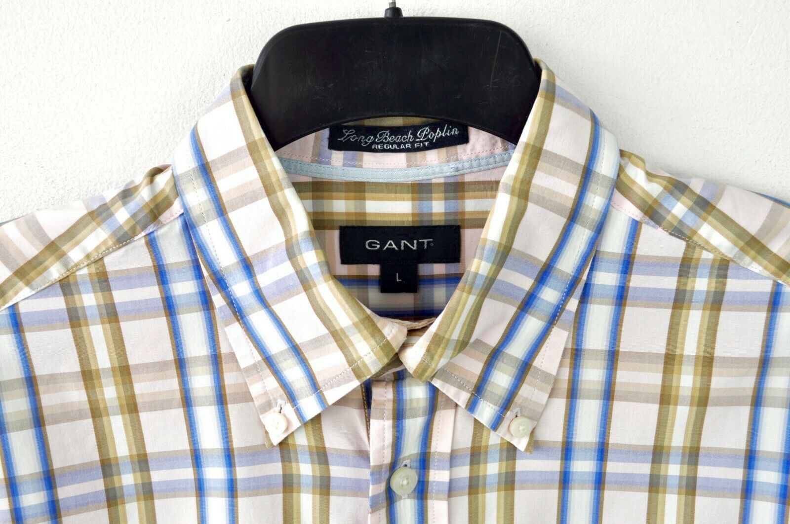 Gant GANT Long Beach Poplin Western Casual Shirt Short Sleeved Size US L / EU 52-54 / 3 - 4 Thumbnail