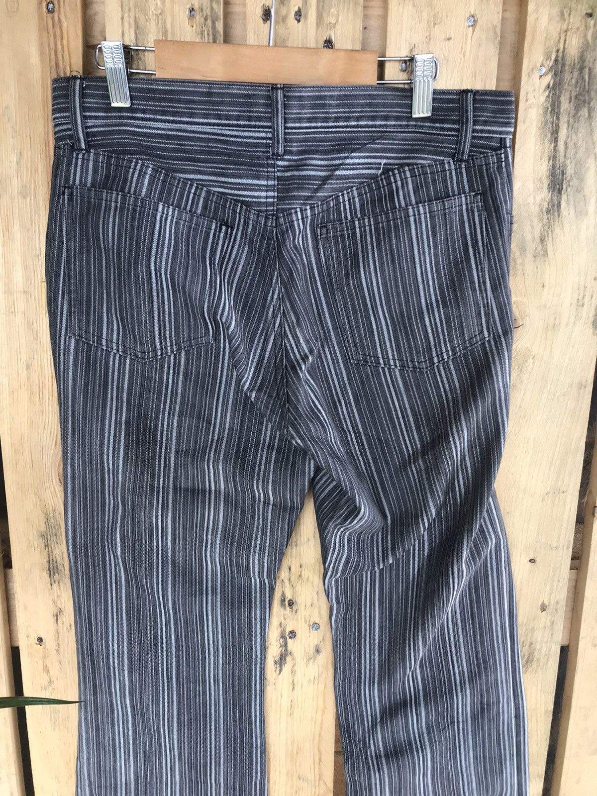 Japanese Brand × Schlussel Archived Schlussel Pinstripe Modern Rockers Jeans Size US 30 / EU 46 - 6 Thumbnail