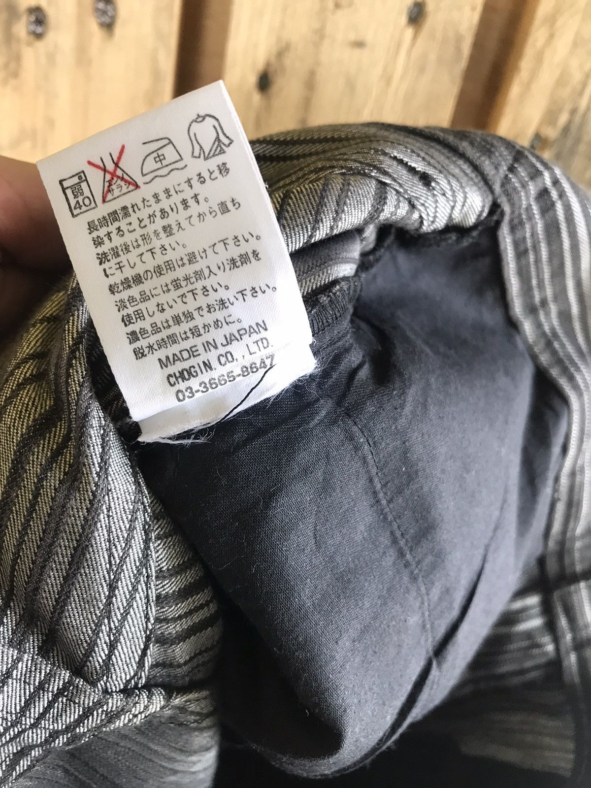 Japanese Brand × Schlussel Archived Schlussel Pinstripe Modern Rockers Jeans Size US 30 / EU 46 - 11 Thumbnail