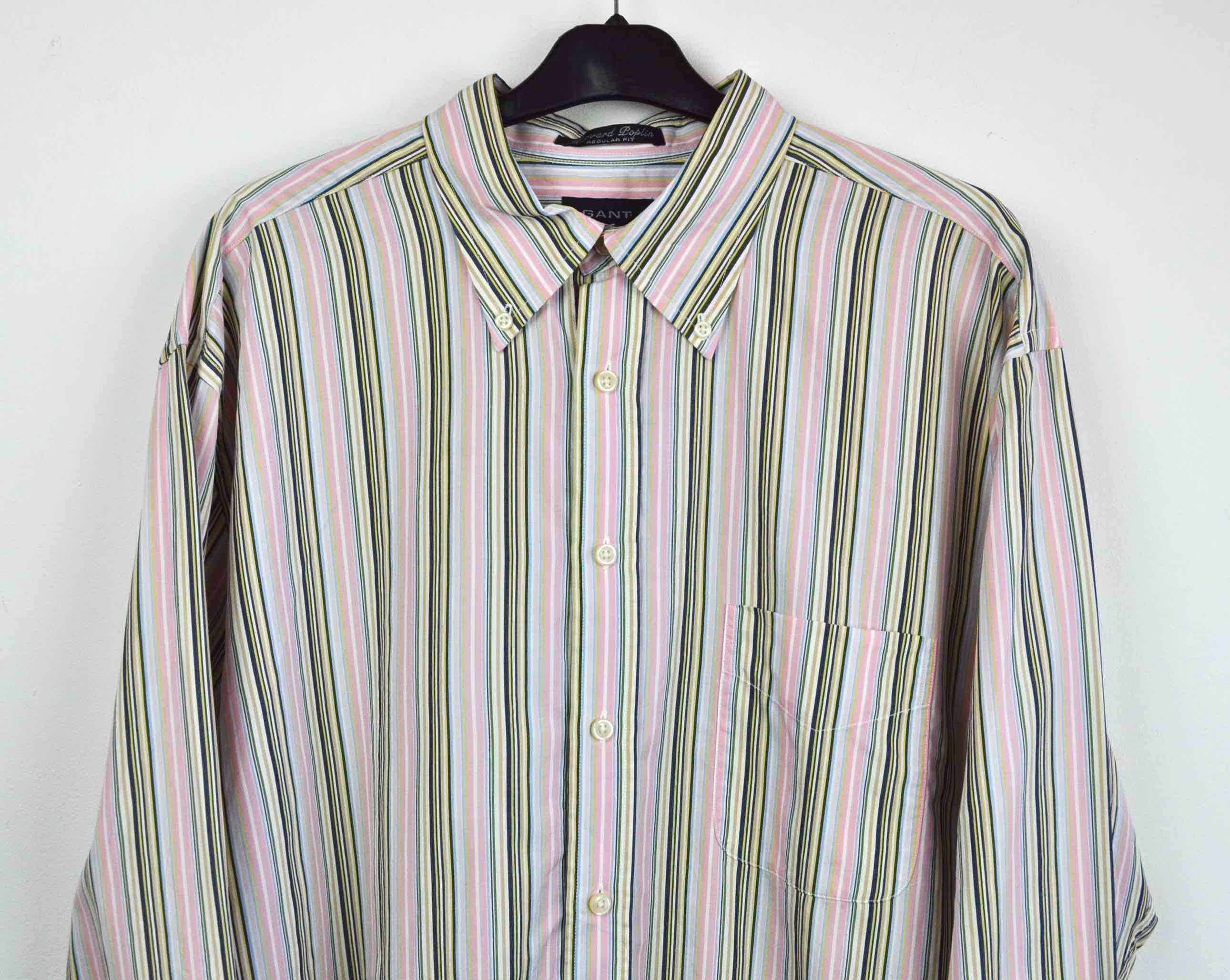 Gant GANT Harward Loplin Regular Fit Shirt Formal Long Sleeve Size US XL / EU 56 / 4 - 2 Thumbnail