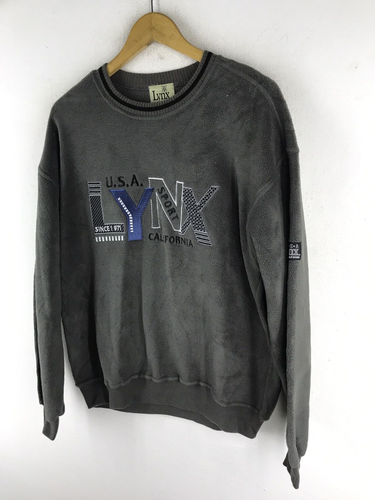 Japanese Brand LYNX FLEECE EMBROIDERY LOGO NICE DESIGN SWEATSHIRT Size US L / EU 52-54 / 3 - 3 Thumbnail
