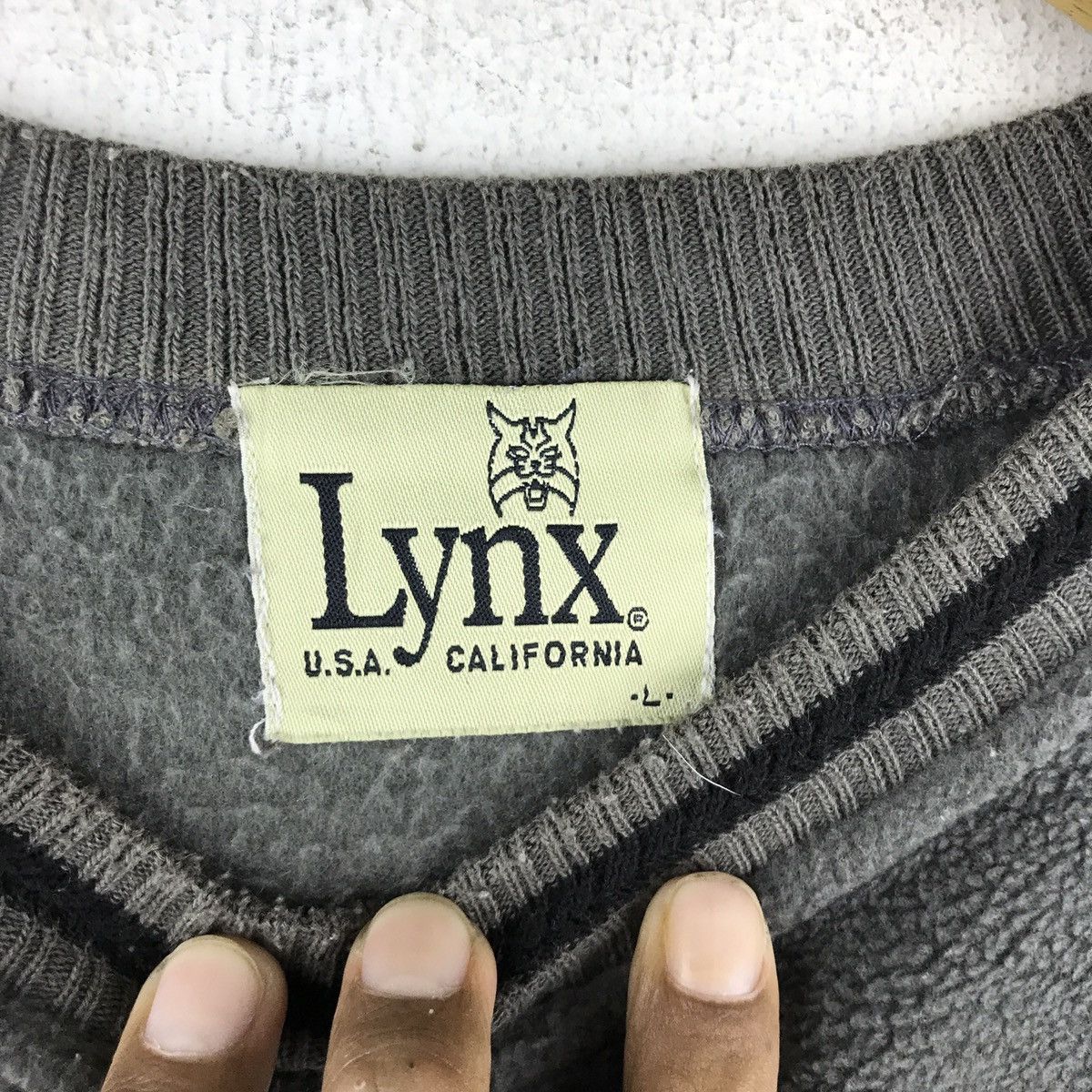Japanese Brand LYNX FLEECE EMBROIDERY LOGO NICE DESIGN SWEATSHIRT Size US L / EU 52-54 / 3 - 7 Thumbnail