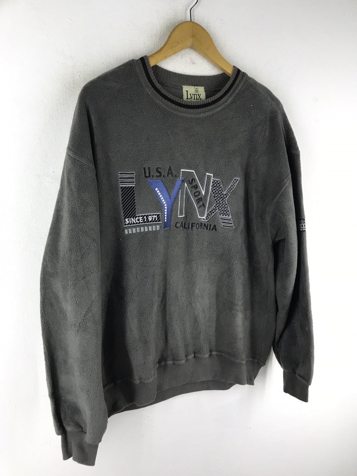Japanese Brand LYNX FLEECE EMBROIDERY LOGO NICE DESIGN SWEATSHIRT Size US L / EU 52-54 / 3 - 2 Thumbnail