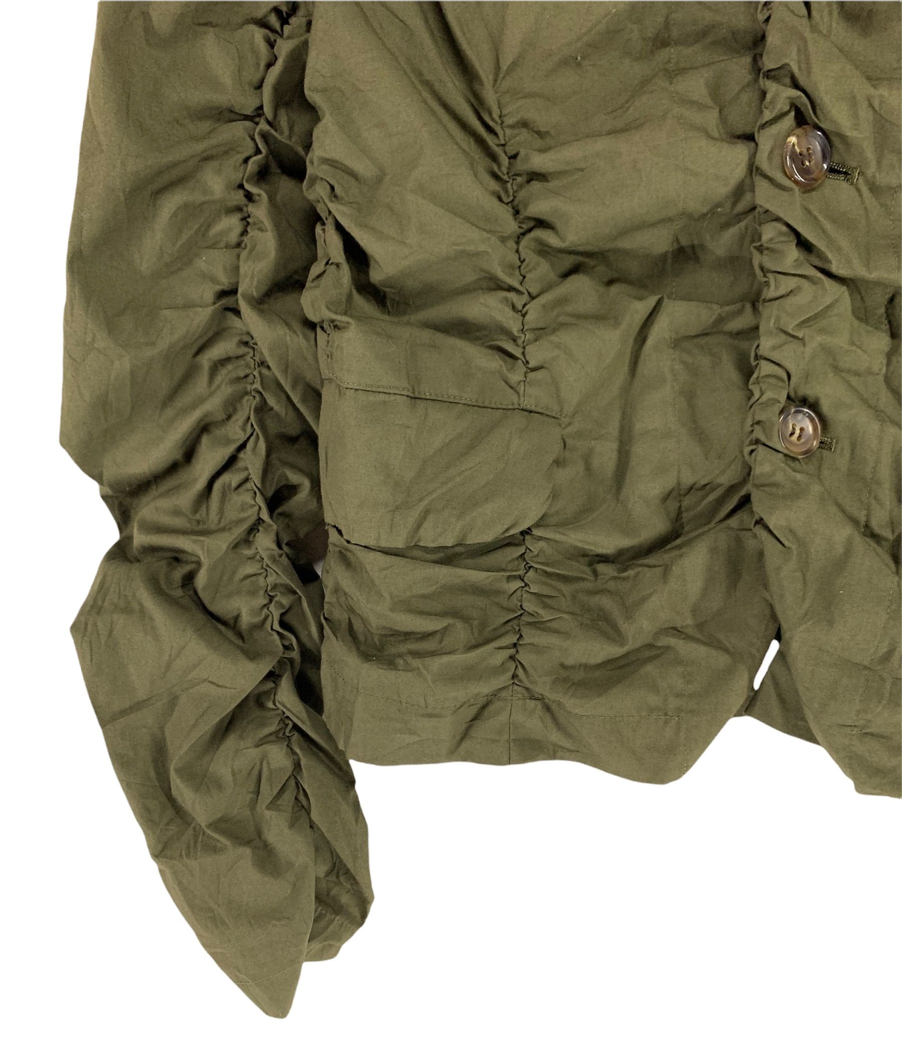 Comme des Garcons × Designer FW08 Comme Des Garcons elastic wrinkled button shirt Size S / US 4 / IT 40 - 4 Thumbnail