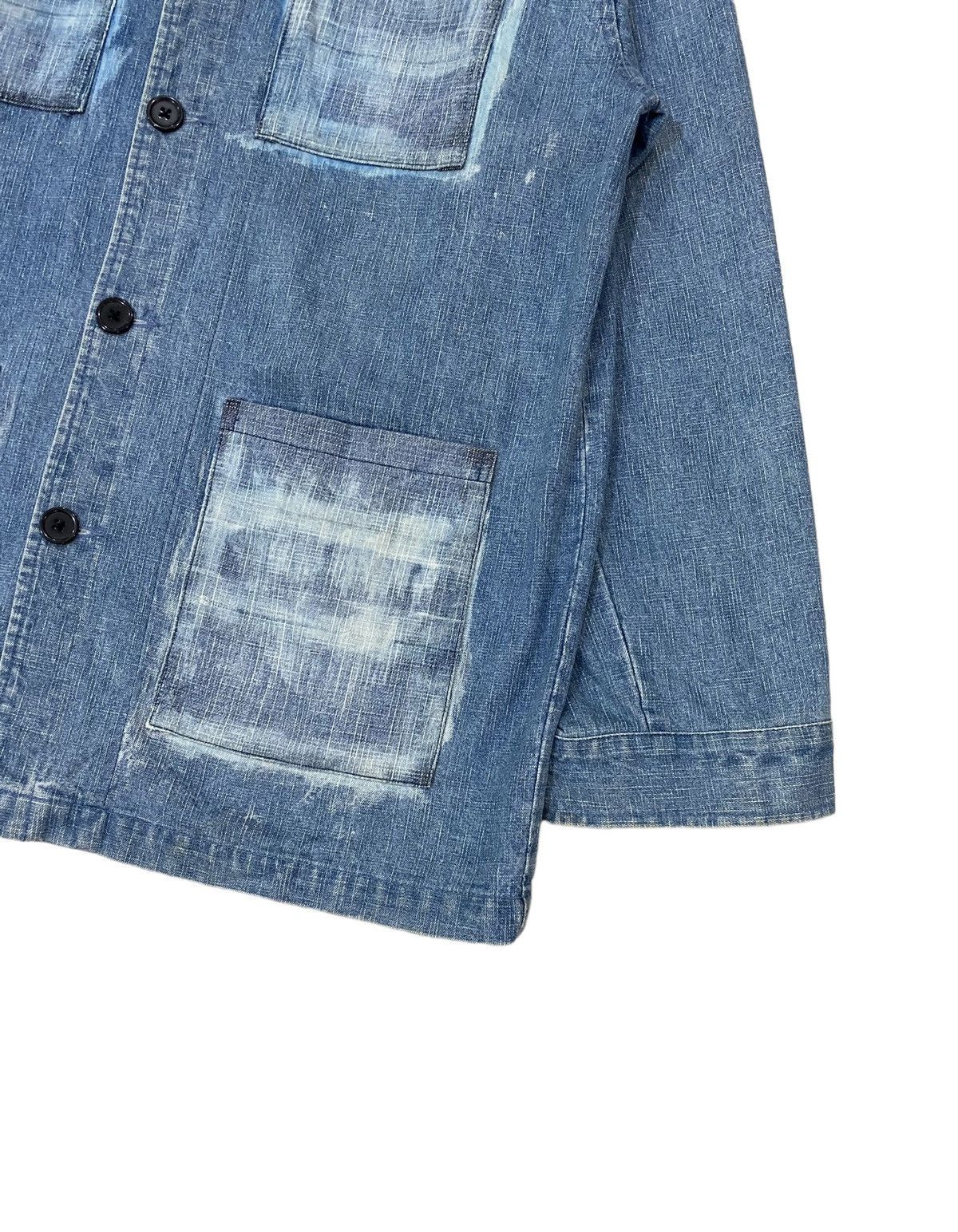Indigo × Japanese Brand × Pure Blue Japan 🇯🇵 VTG PURE BLUE JAPAN INDIGO PATCHWORK WORKWEAR JACKET Size US M / EU 48-50 / 2 - 7 Thumbnail
