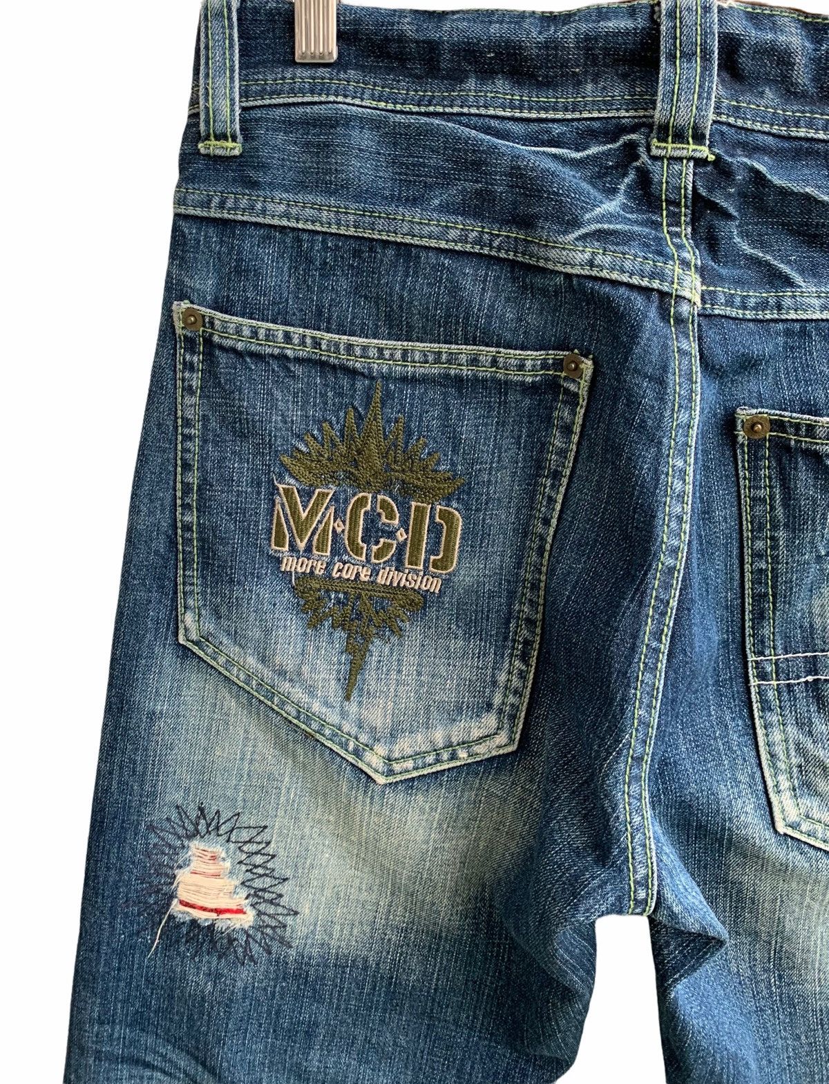 Japanese Brand More Core Division Distressed style Denim Jeans Size US 32 / EU 48 - 11 Thumbnail