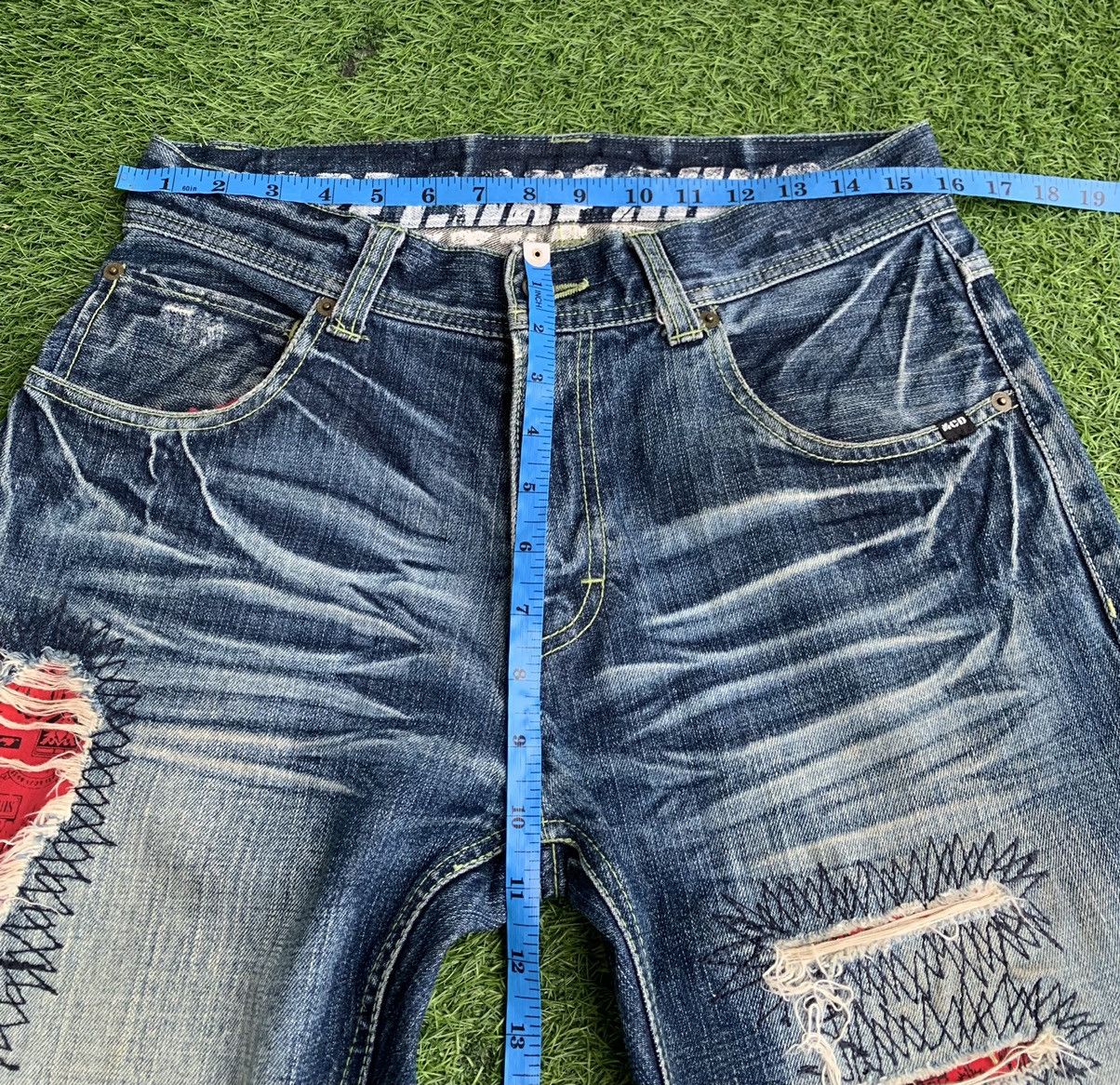 Japanese Brand More Core Division Distressed style Denim Jeans Size US 32 / EU 48 - 19 Thumbnail