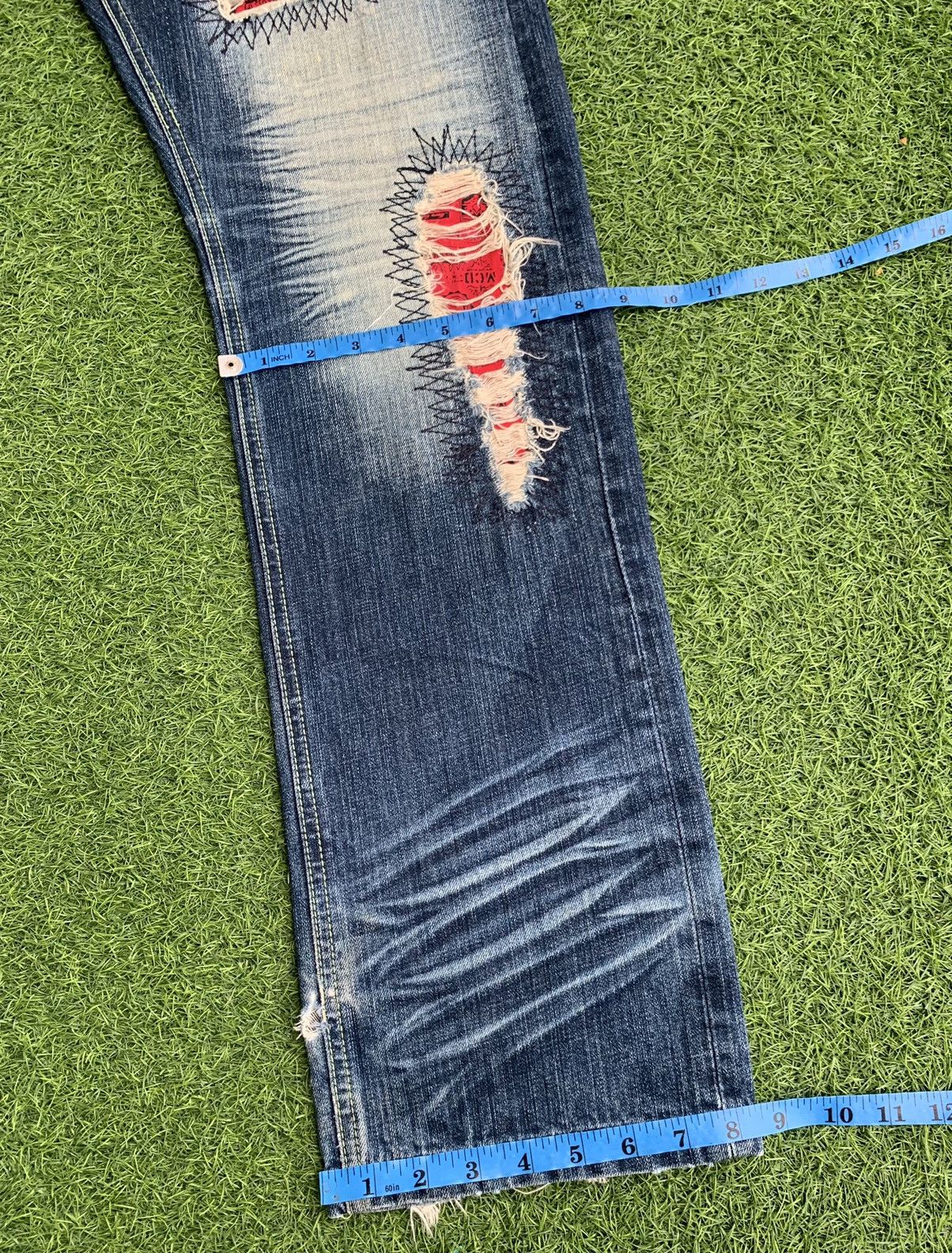 Japanese Brand More Core Division Distressed style Denim Jeans Size US 32 / EU 48 - 21 Thumbnail