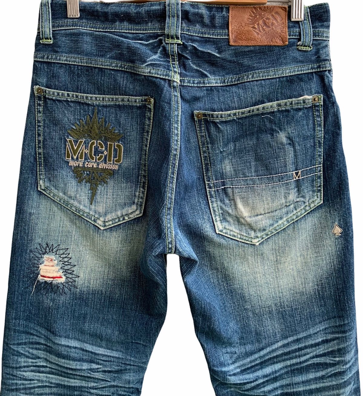 Japanese Brand More Core Division Distressed style Denim Jeans Size US 32 / EU 48 - 9 Thumbnail