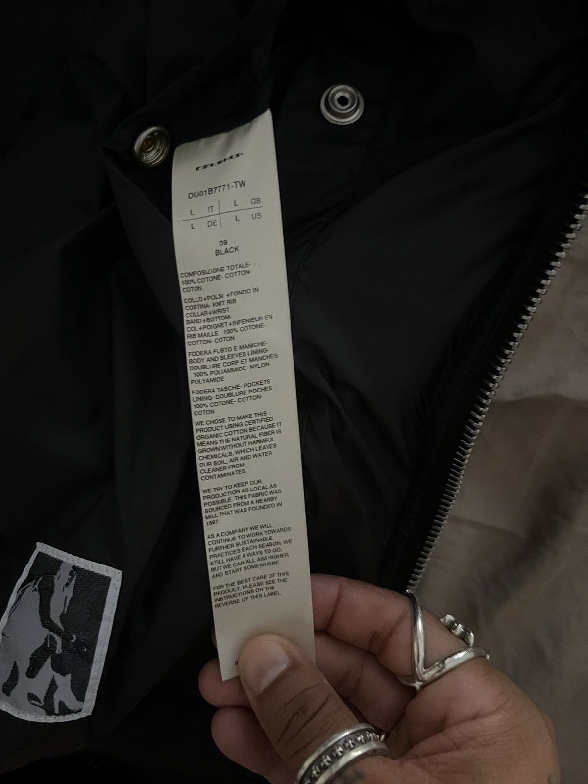 Rick Owens Rick Owens Flight Bomber TW Size US L / EU 52-54 / 3 - 10 Thumbnail