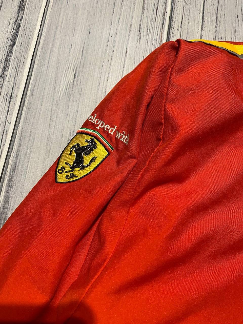 Ferrari Vintage Ferrari Shell Racing Jacket Work F1 90s Size US XL / EU 56 / 4 - 3 Thumbnail