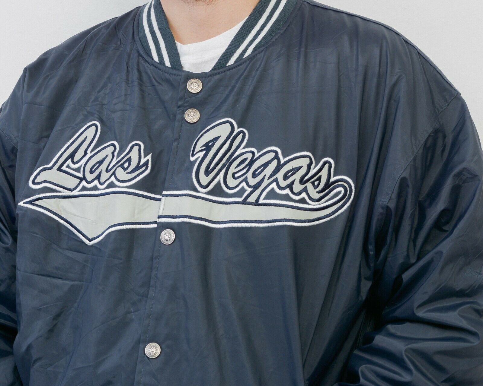 Vintage VON LAUREN Las Vegas Varsity Jacket XL Coat College Retro Size US XL / EU 56 / 4 - 4 Thumbnail