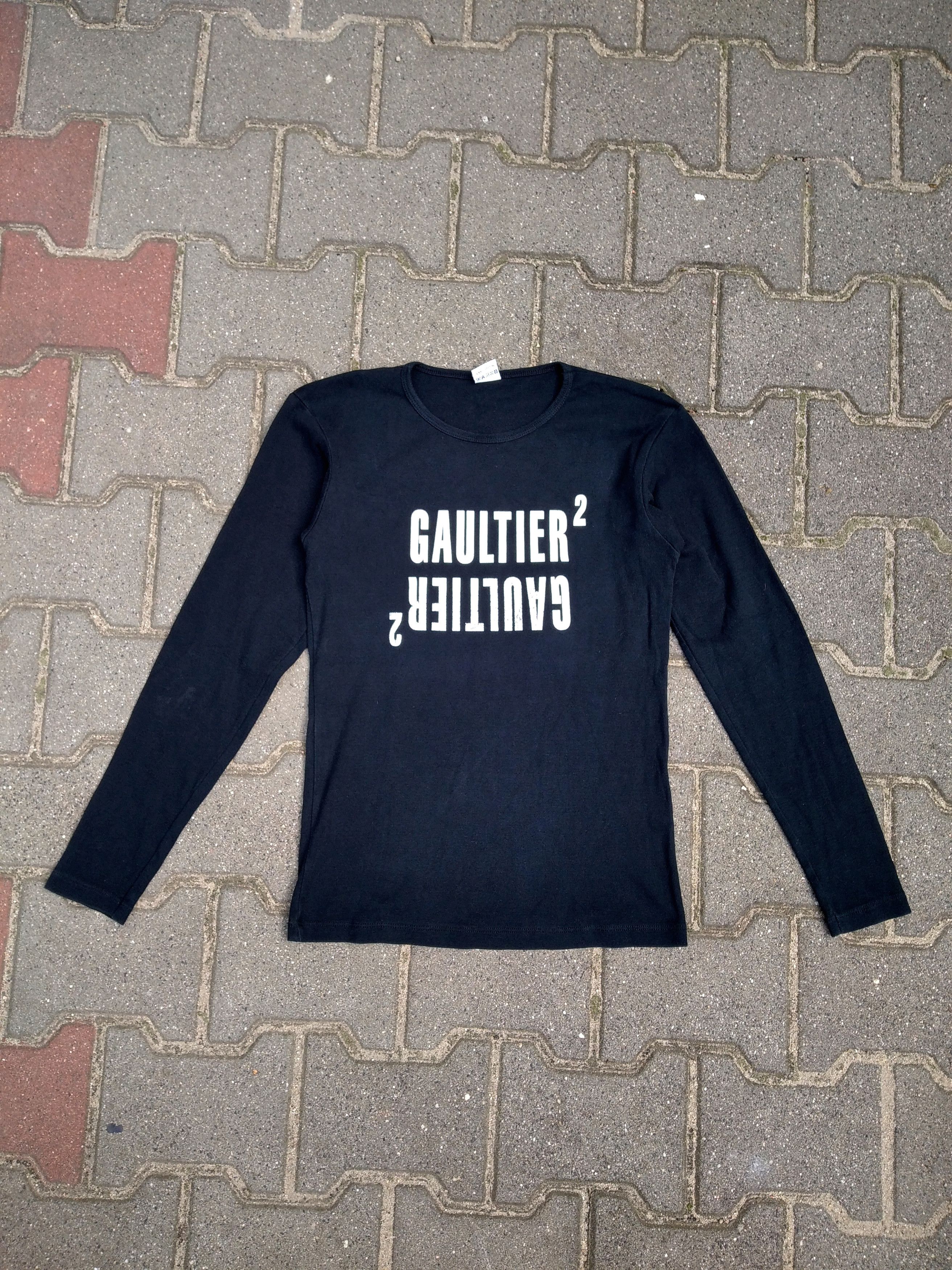 Jean Paul Gaultier Jean Paul Gaultier Parfums Print Longsleeve T-Shirt Size L / US 10 / IT 46 - 2 Thumbnail
