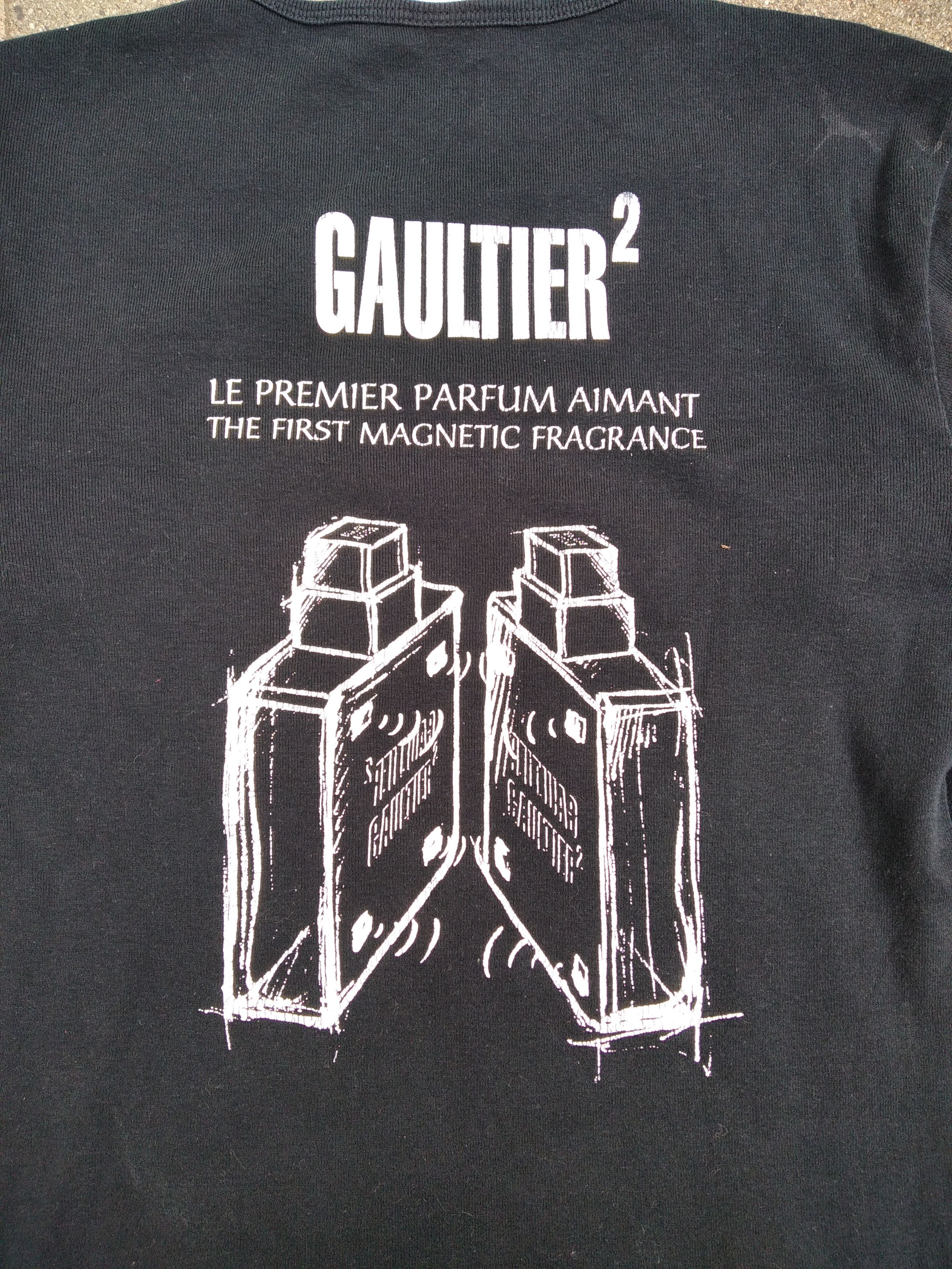 Jean Paul Gaultier Jean Paul Gaultier Parfums Print Longsleeve T-Shirt Size L / US 10 / IT 46 - 3 Thumbnail