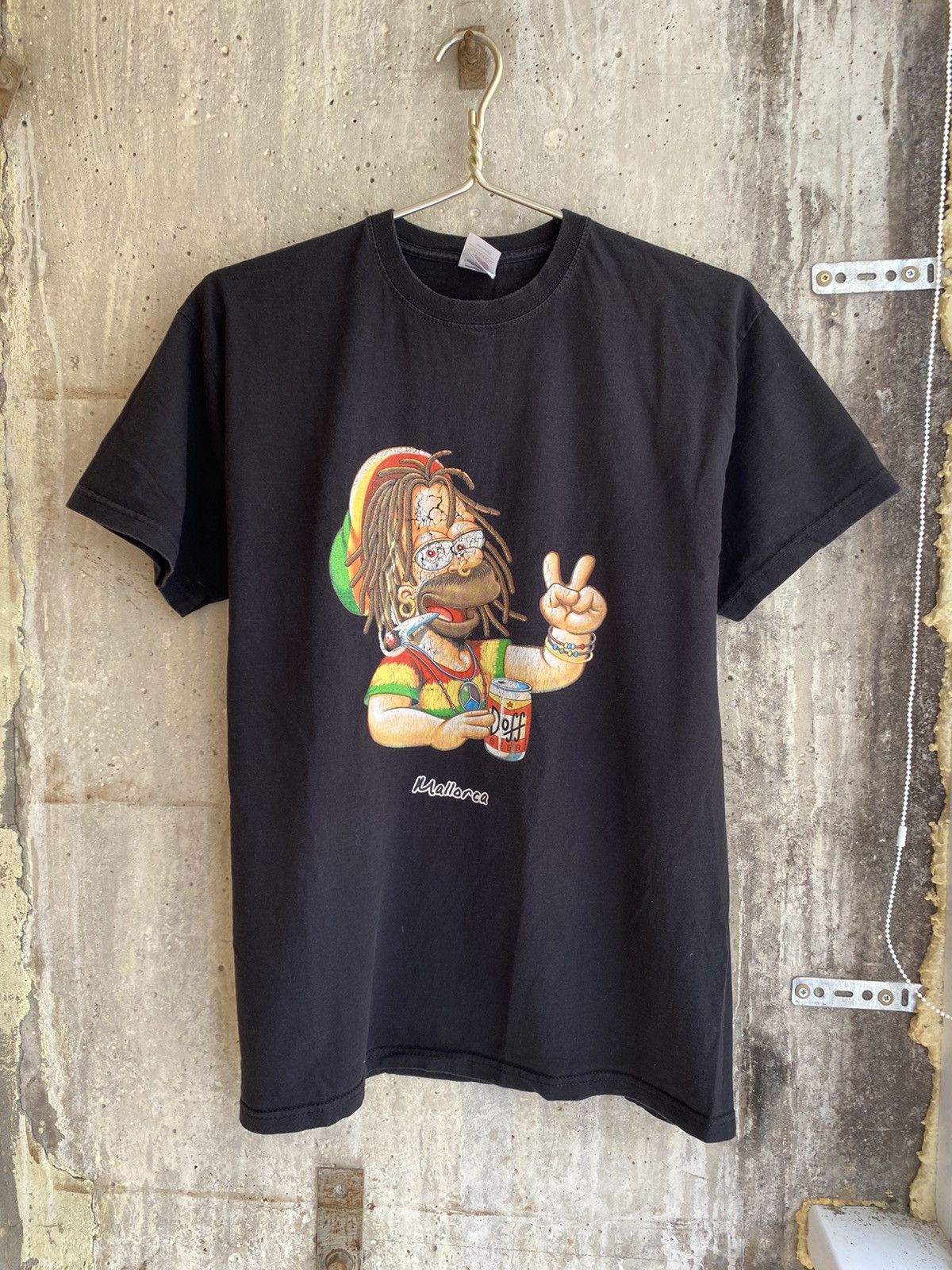Cartoon Network Vintage The Simpson Rasta Marijuana Cannabis t Shirt Size US L / EU 52-54 / 3 - 1 Thumbnail