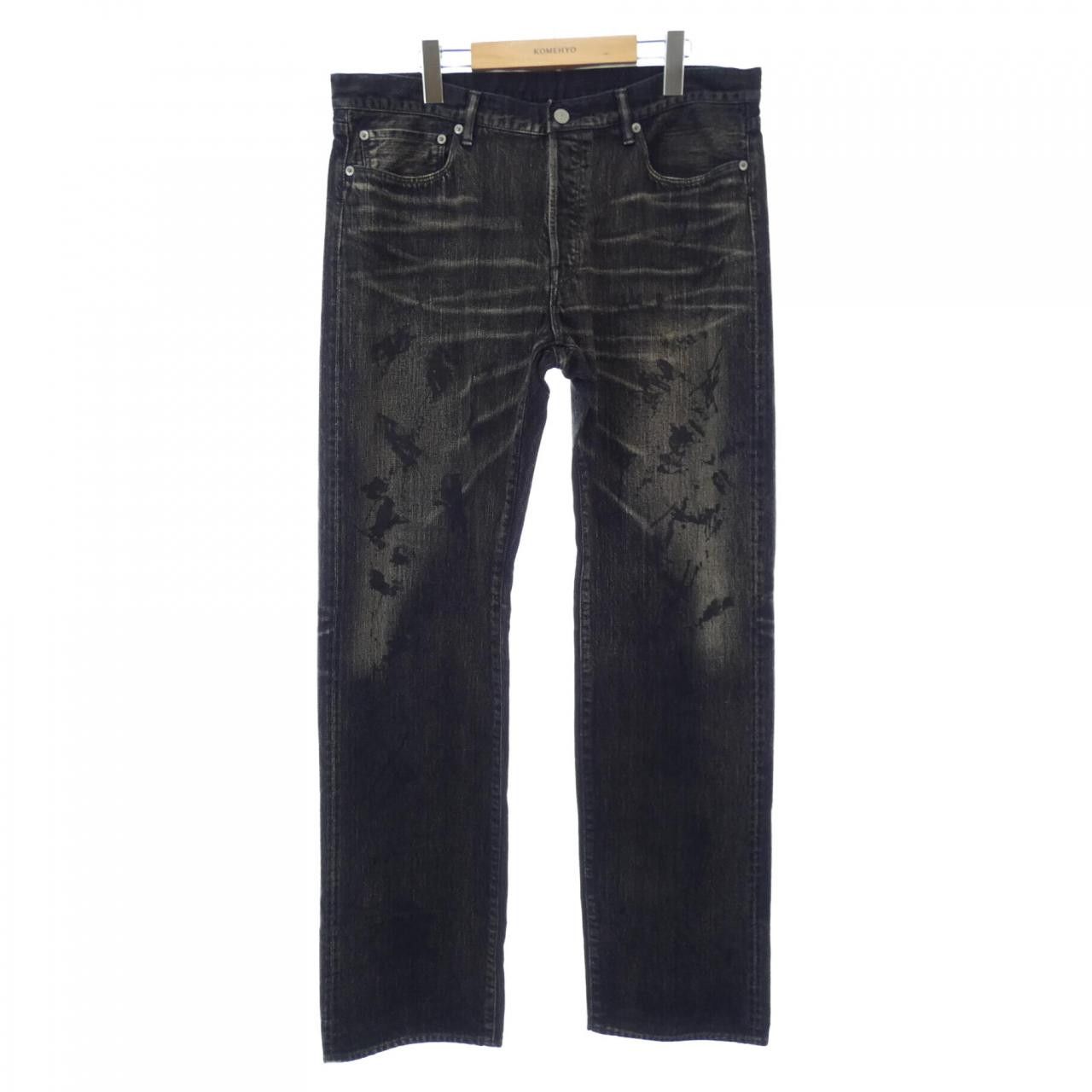 Yohji Yamamoto Pour Homme Rare OZONO paint Jeans | Grailed