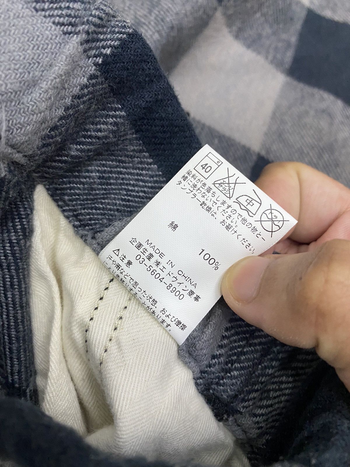 Japanese Brand WRANGLER CHECKERED PLAID CASUAL PANTS Size US 34 / EU 50 - 9 Thumbnail