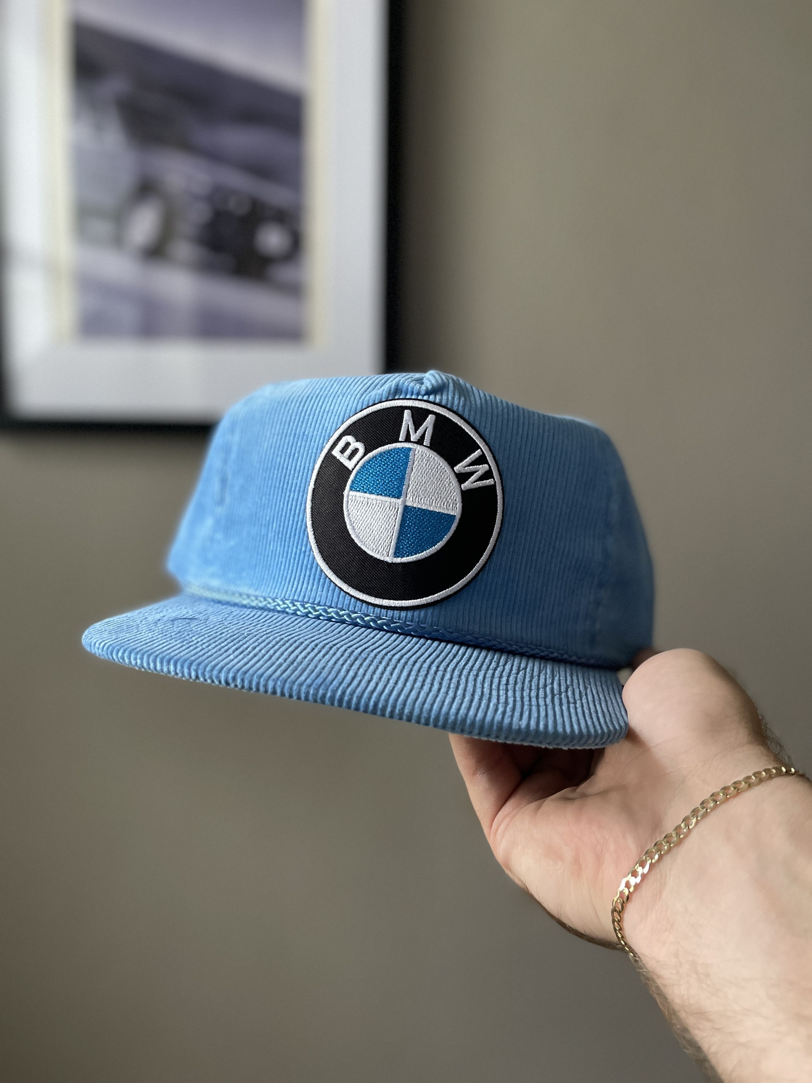 BMW × Streetwear × Vintage 90s Vintage BMW Corduroy Trucker Hat NOS ...