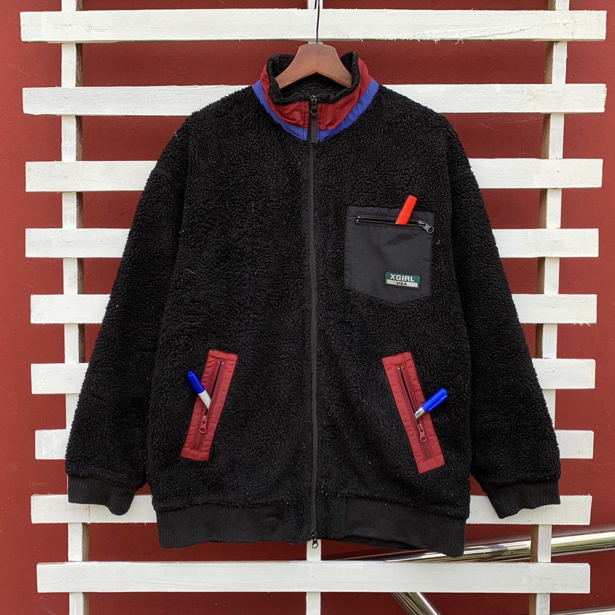Other Xgirl Usa Sherpa Fleece Jacket Size US L / EU 52-54 / 3 - 1 Thumbnail