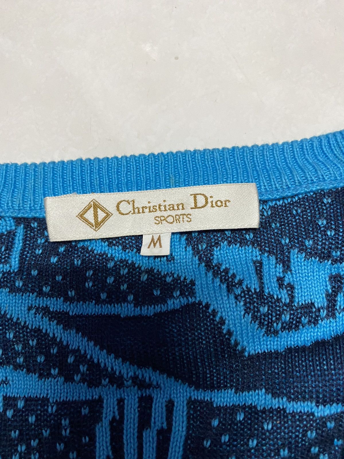 Dior 90s DIOR sport intarsia jacquard knit Size US S / EU 44-46 / 1 - 7 Thumbnail