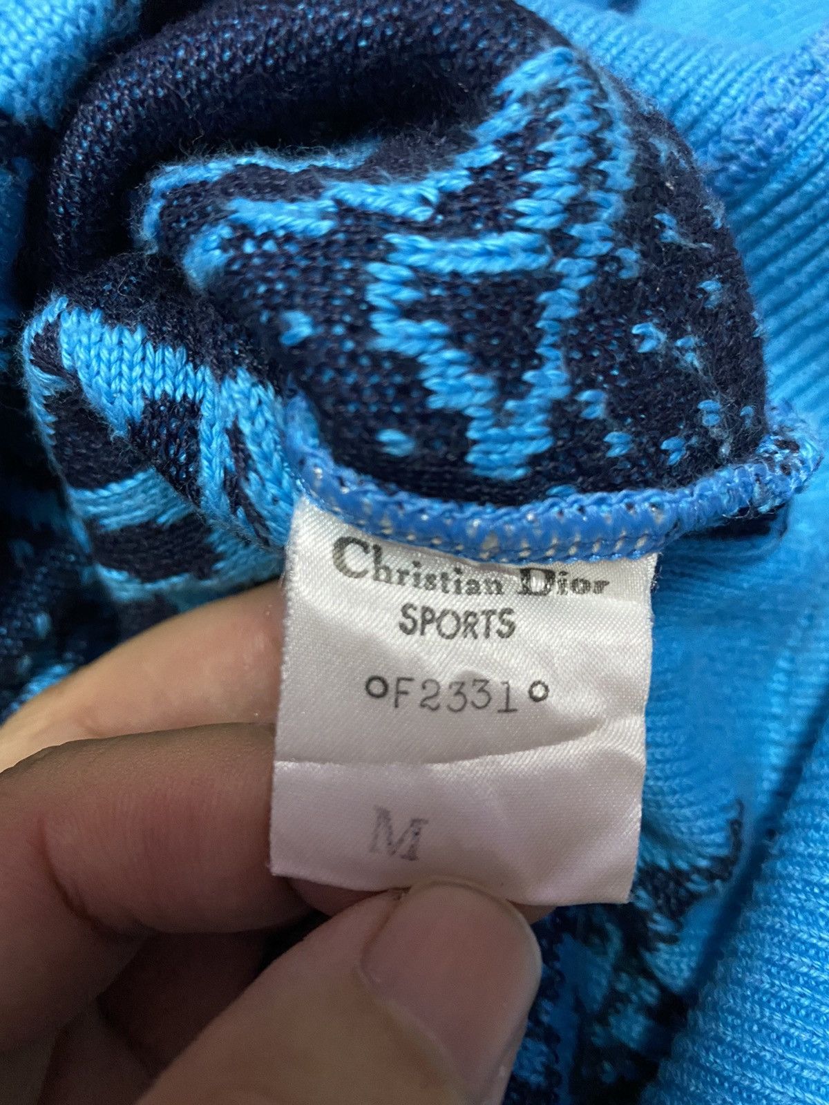 Dior 90s DIOR sport intarsia jacquard knit Size US S / EU 44-46 / 1 - 8 Thumbnail