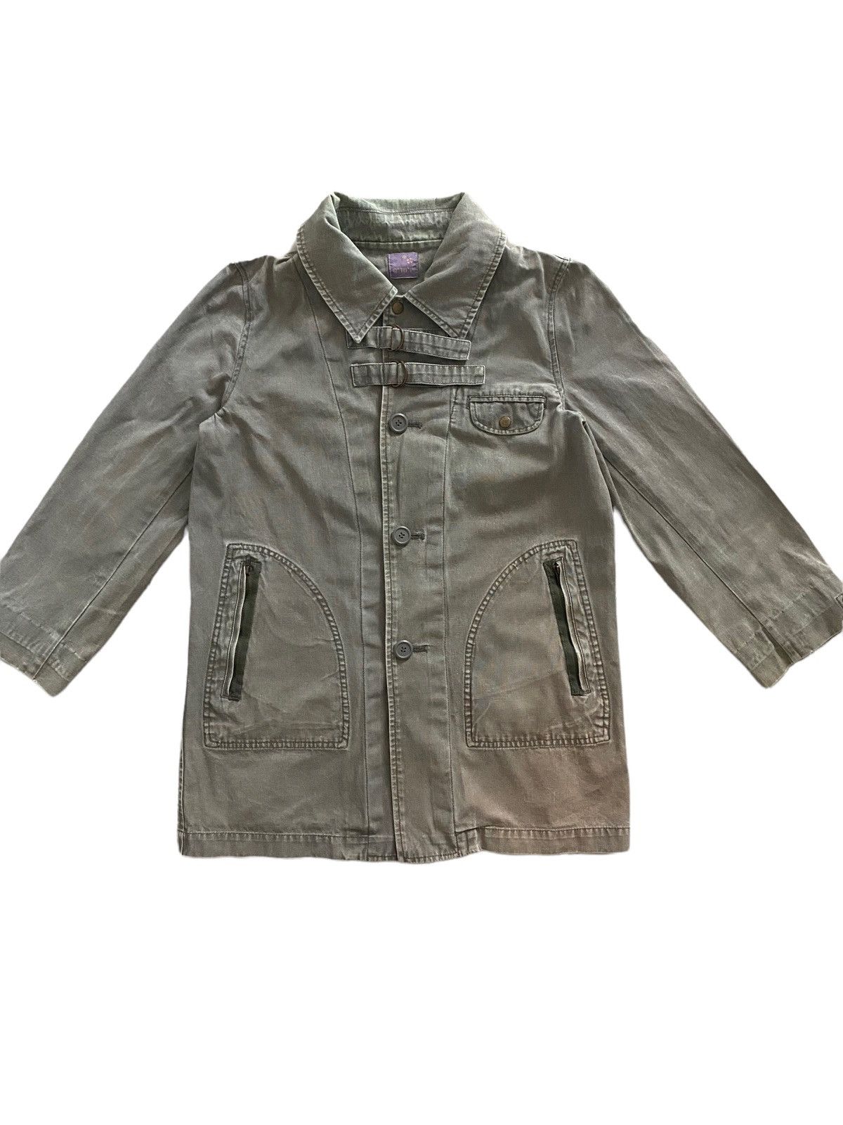 Japanese Brand × Seditionaries Q*TO*P olivier green Jacket Punk design nice style Size US M / EU 48-50 / 2 - 5 Thumbnail