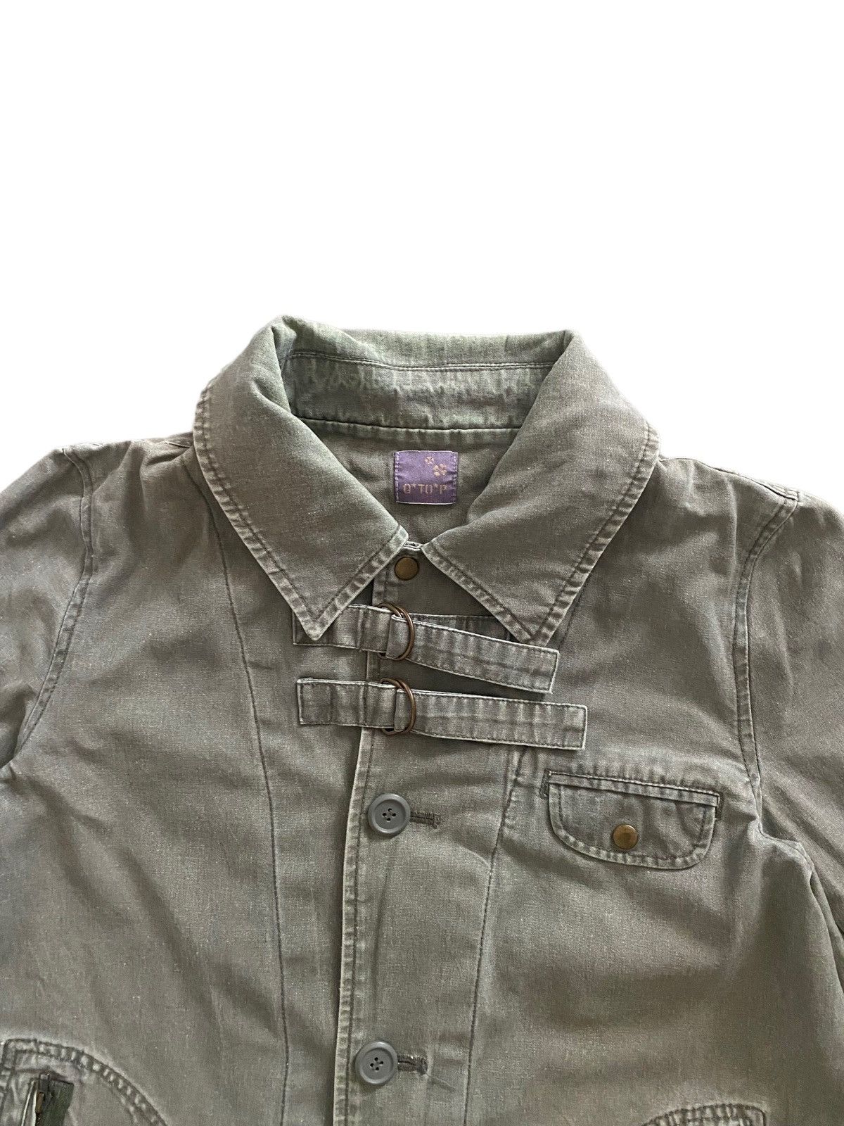 Japanese Brand × Seditionaries Q*TO*P olivier green Jacket Punk design nice style Size US M / EU 48-50 / 2 - 8 Thumbnail