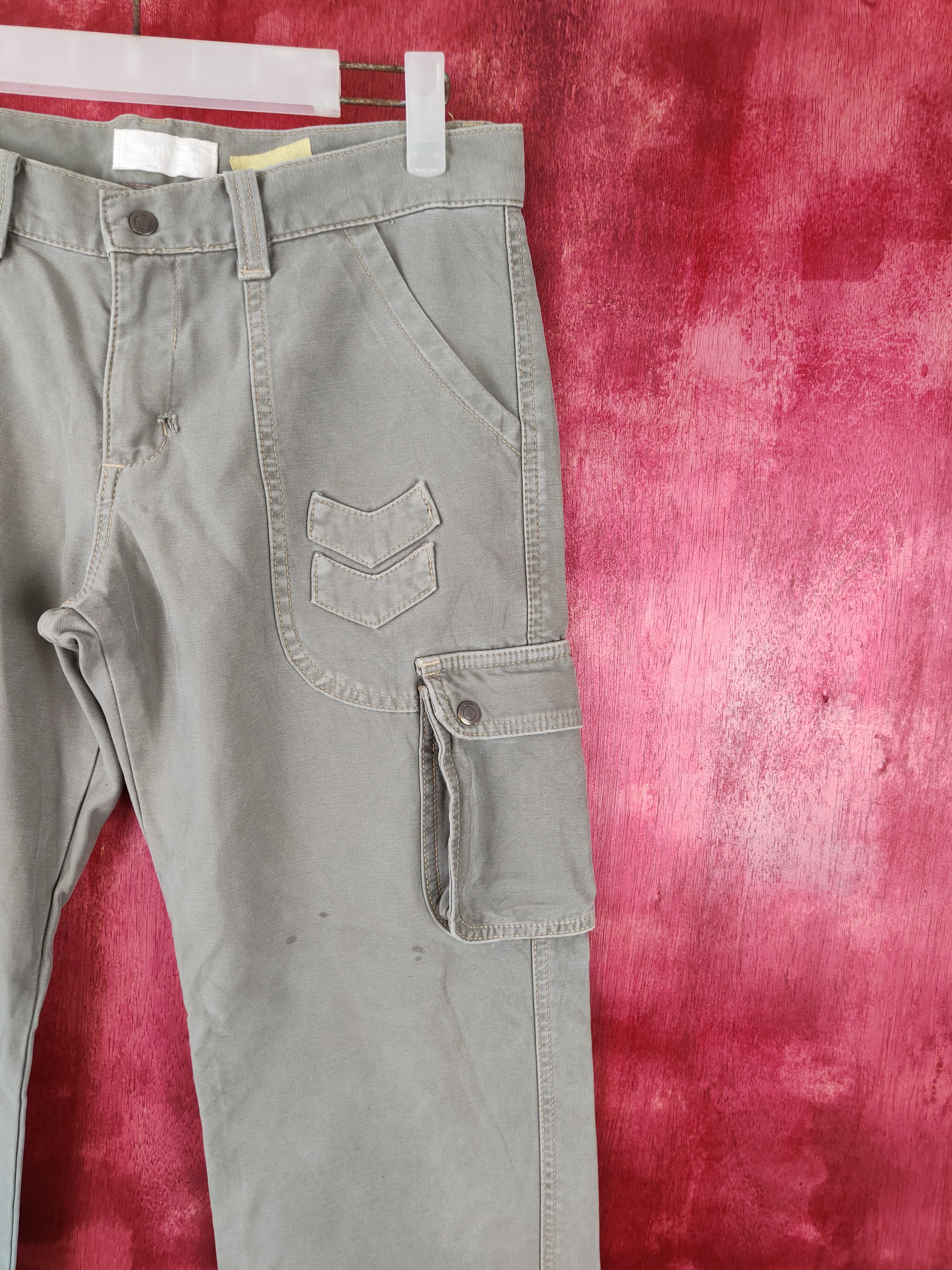 Fiorucci × Japanese Brand Fiorucci Gray Multi Pocket Tactical Cargo Pants #S509 Size US 30 / EU 46 - 5 Thumbnail