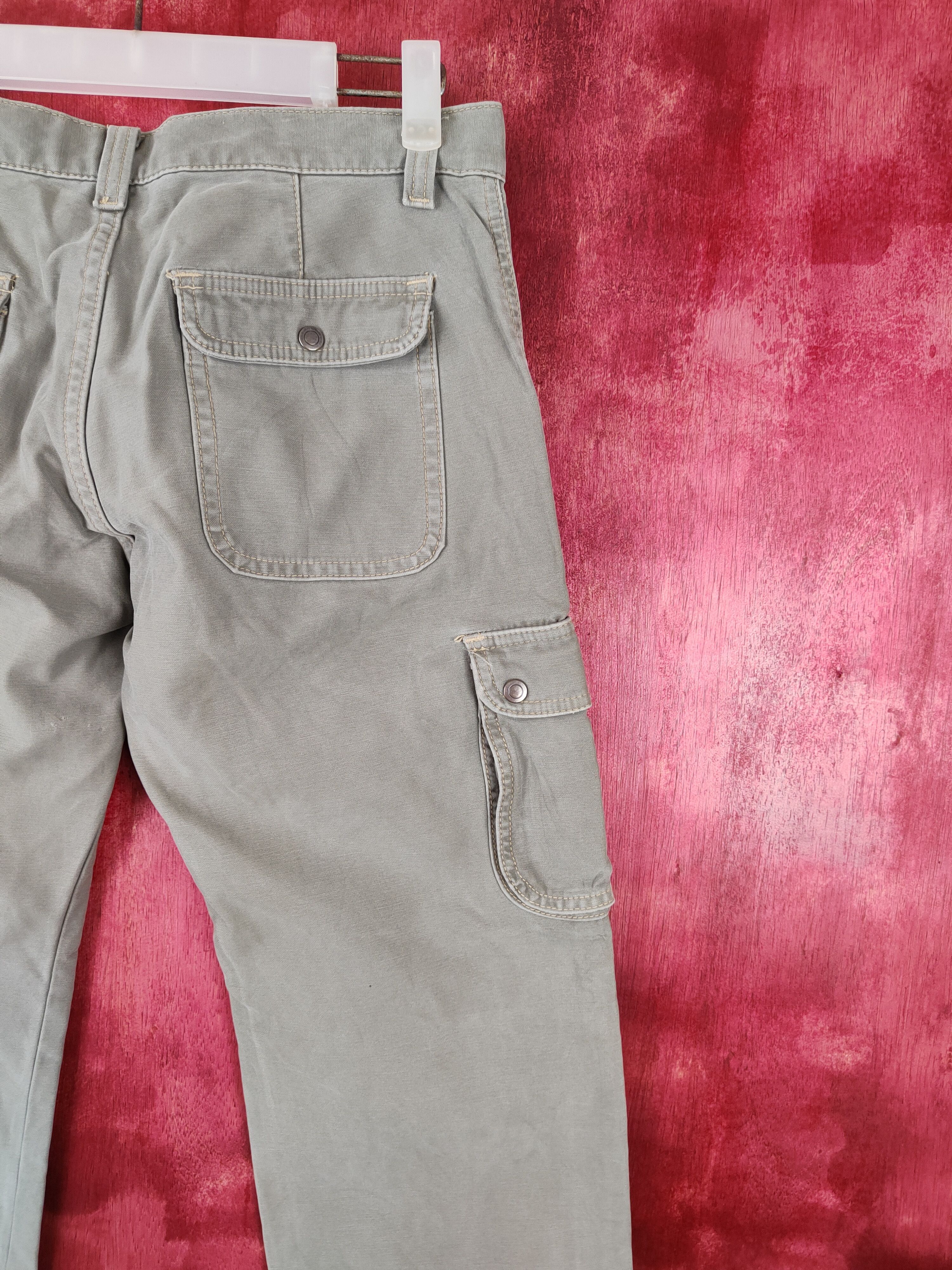 Fiorucci × Japanese Brand Fiorucci Gray Multi Pocket Tactical Cargo Pants #S509 Size US 30 / EU 46 - 10 Thumbnail
