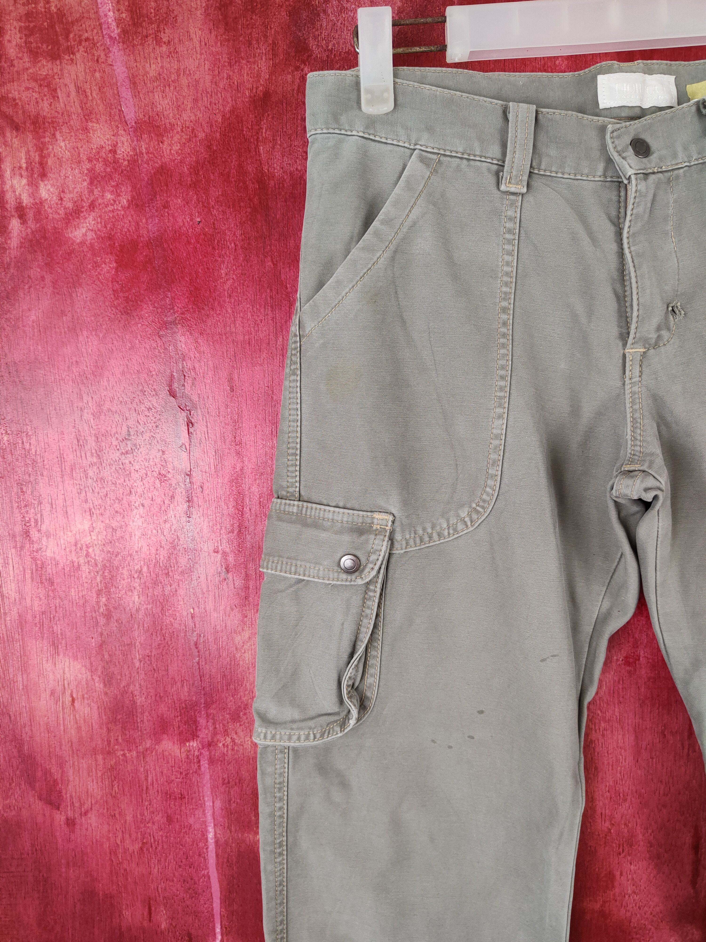 Fiorucci × Japanese Brand Fiorucci Gray Multi Pocket Tactical Cargo Pants #S509 Size US 30 / EU 46 - 3 Thumbnail