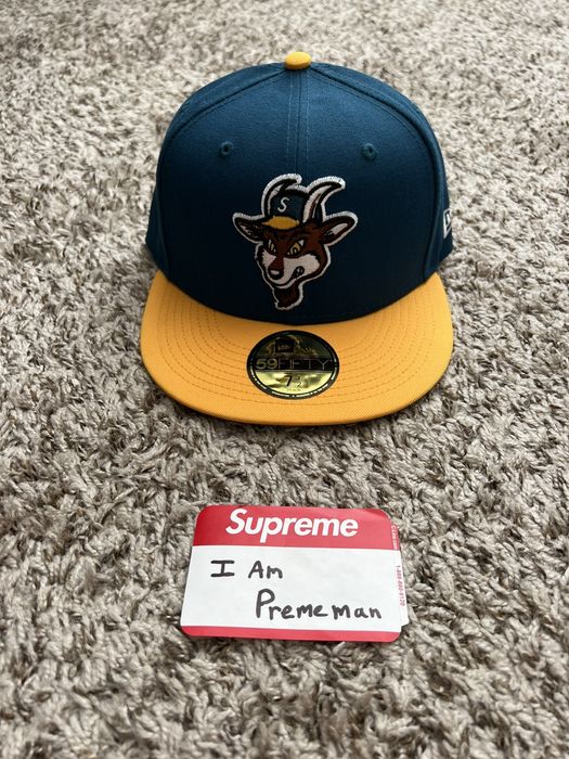 Supreme Supreme X New era 7 1/2 Goat Fitted SS22 dark teal | Grailed