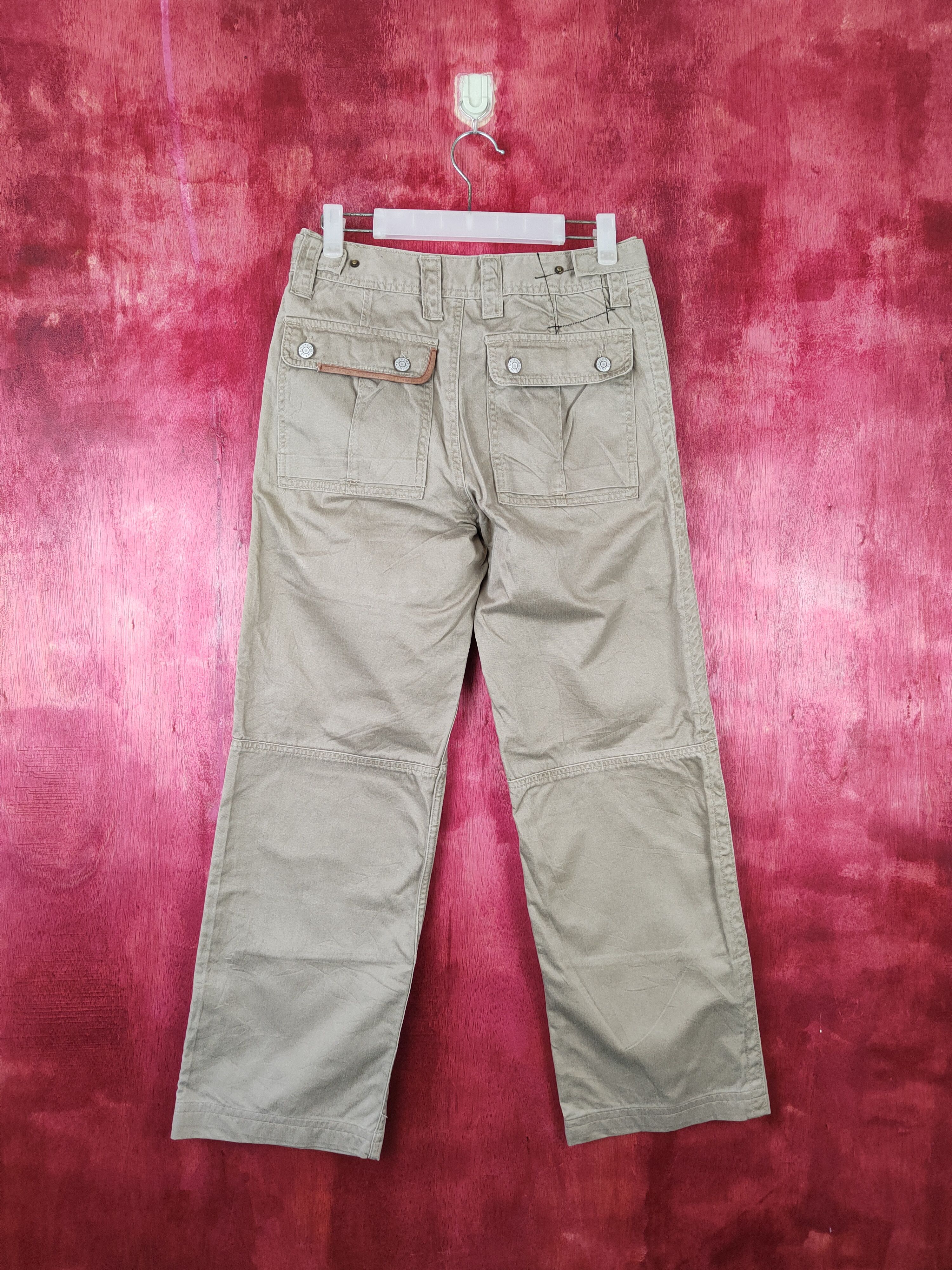 Japanese Brand Edwin® Brown Multi Pocket Tactical Cargo Pants #S508 Size US 28 / EU 44 - 7 Thumbnail