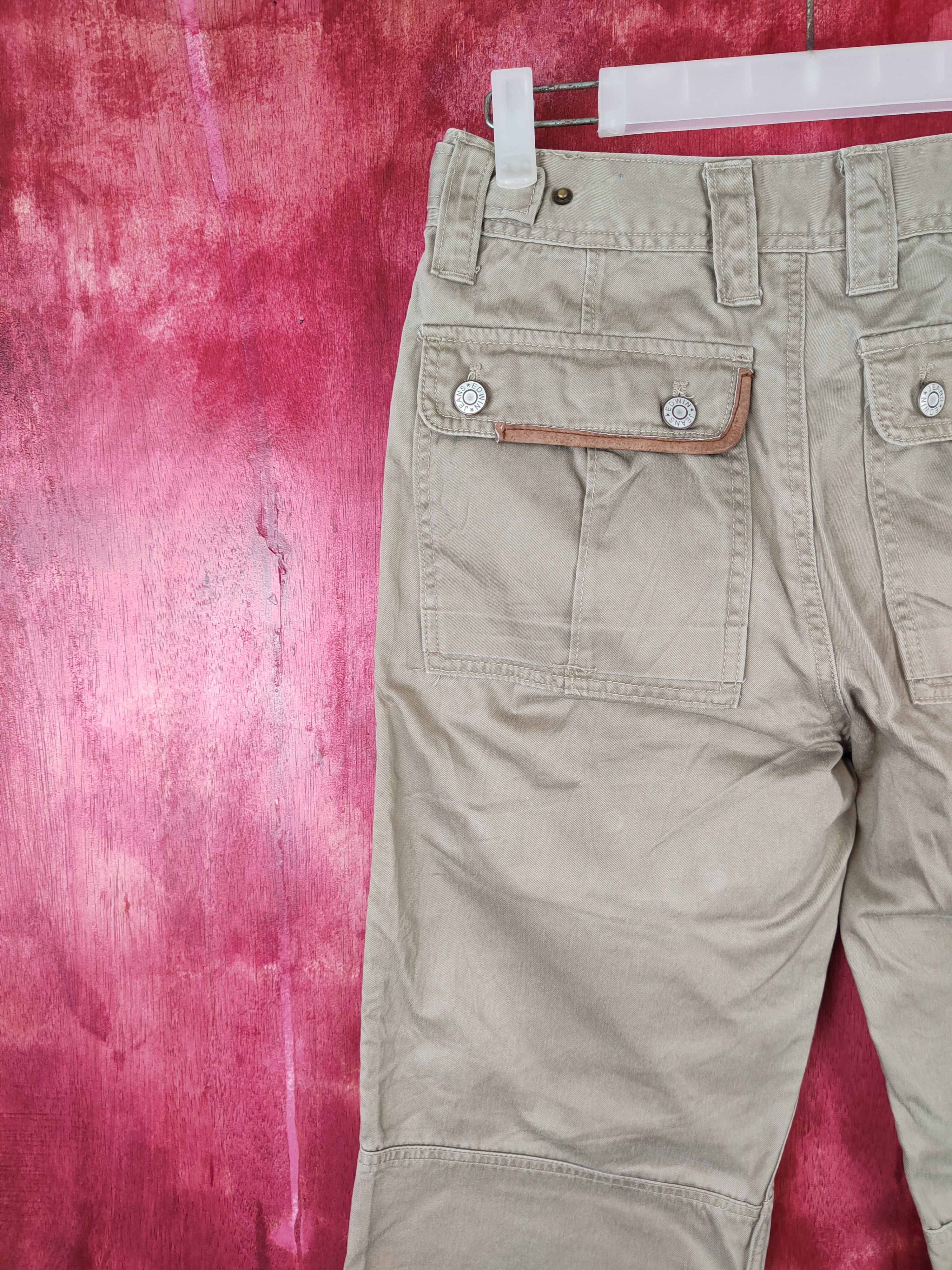Japanese Brand Edwin® Brown Multi Pocket Tactical Cargo Pants #S508 Size US 28 / EU 44 - 8 Thumbnail