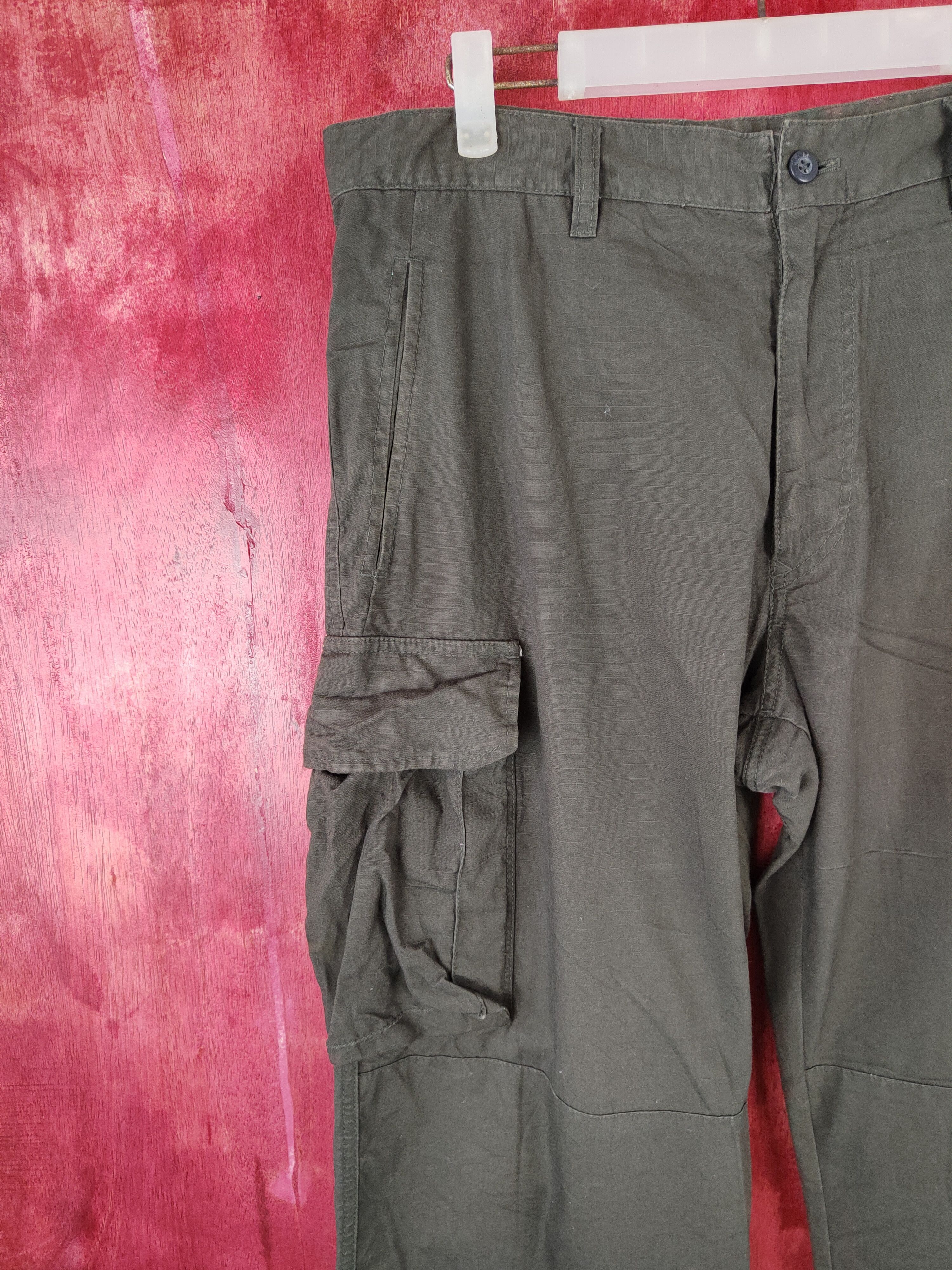 Japanese Brand Japanese Brand Black Multi Pocket Tactical Cargo Pants #S506 Size US 34 / EU 50 - 3 Thumbnail