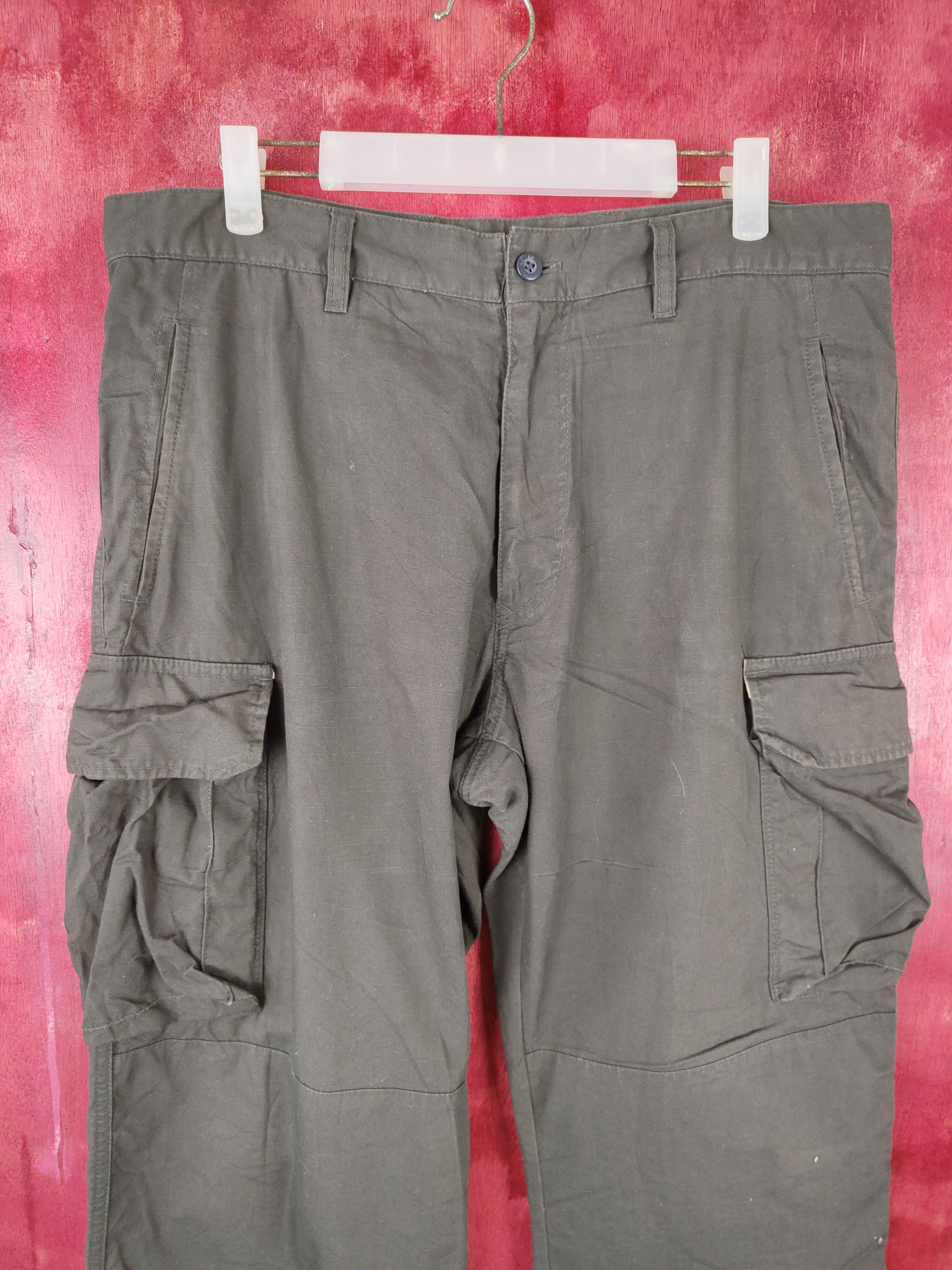 Japanese Brand Japanese Brand Black Multi Pocket Tactical Cargo Pants #S506 Size US 34 / EU 50 - 2 Thumbnail